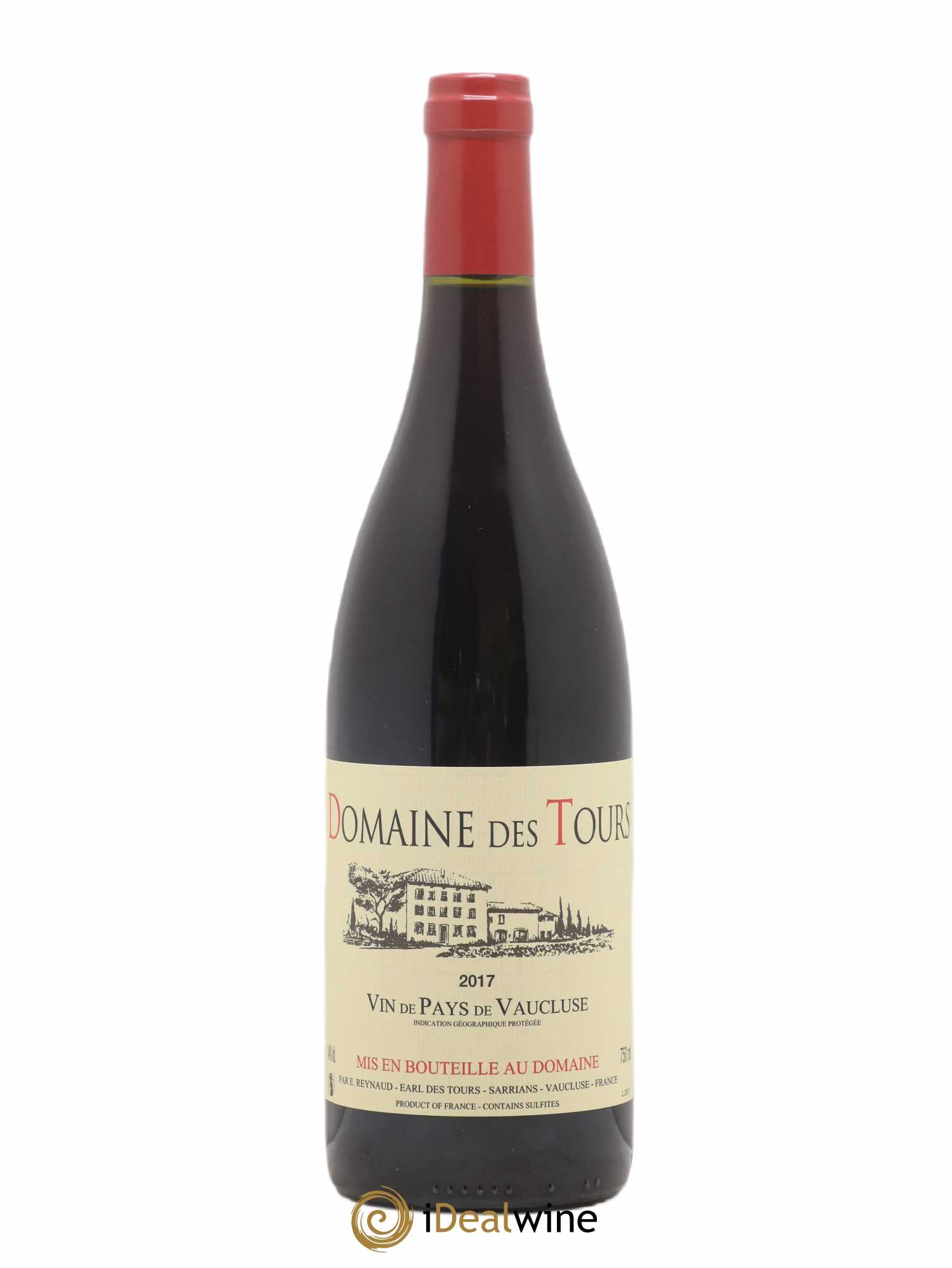 Vaucluse (Vin de Pays de Vaucluse) Domaine des Tours Emmanuel Reynaud 2017 - Lot de 1 bouteille - 0