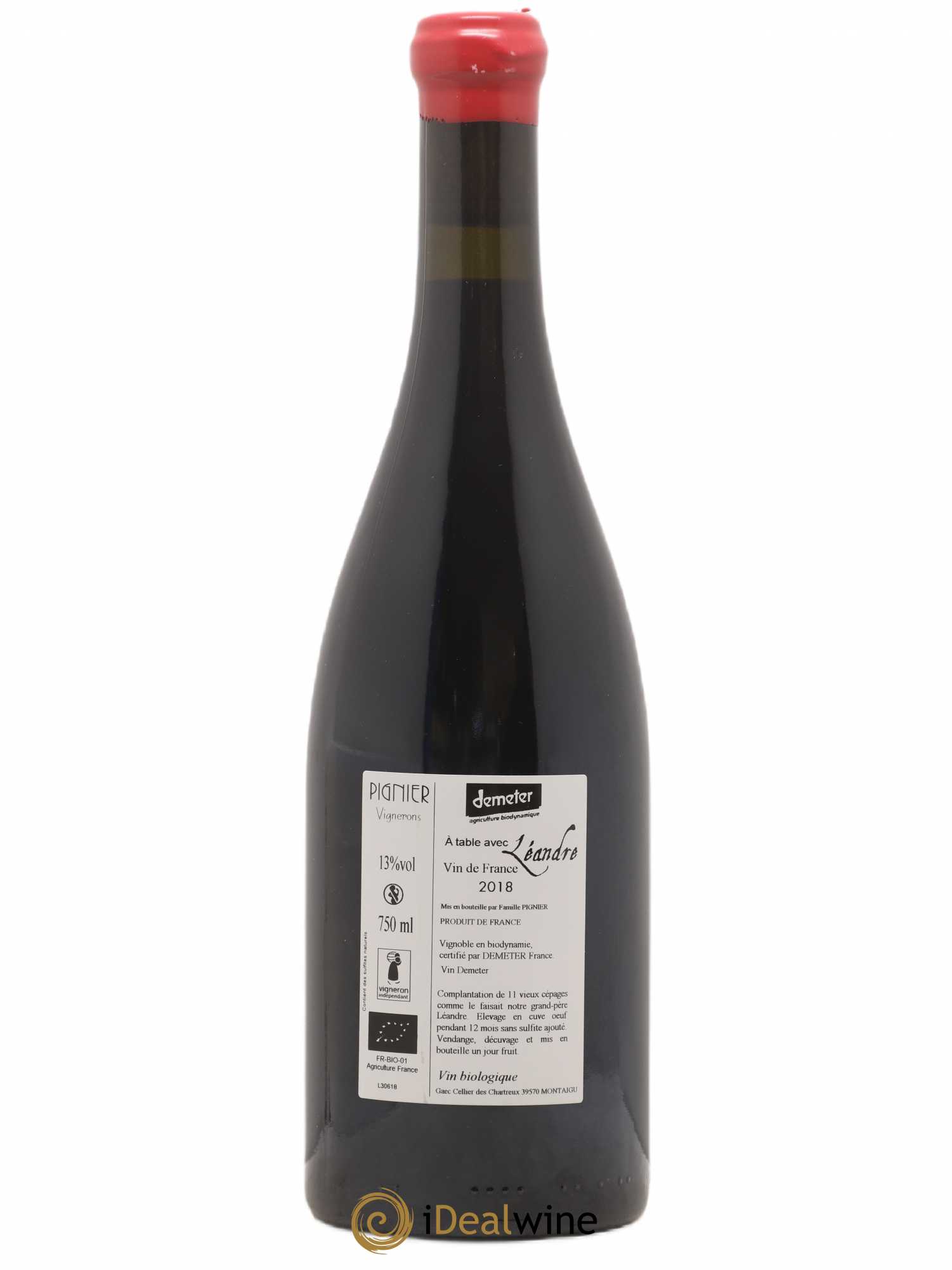 Vin de France A table avec Leandre Pignier 2018 - Posten von 1 Flasche - 1