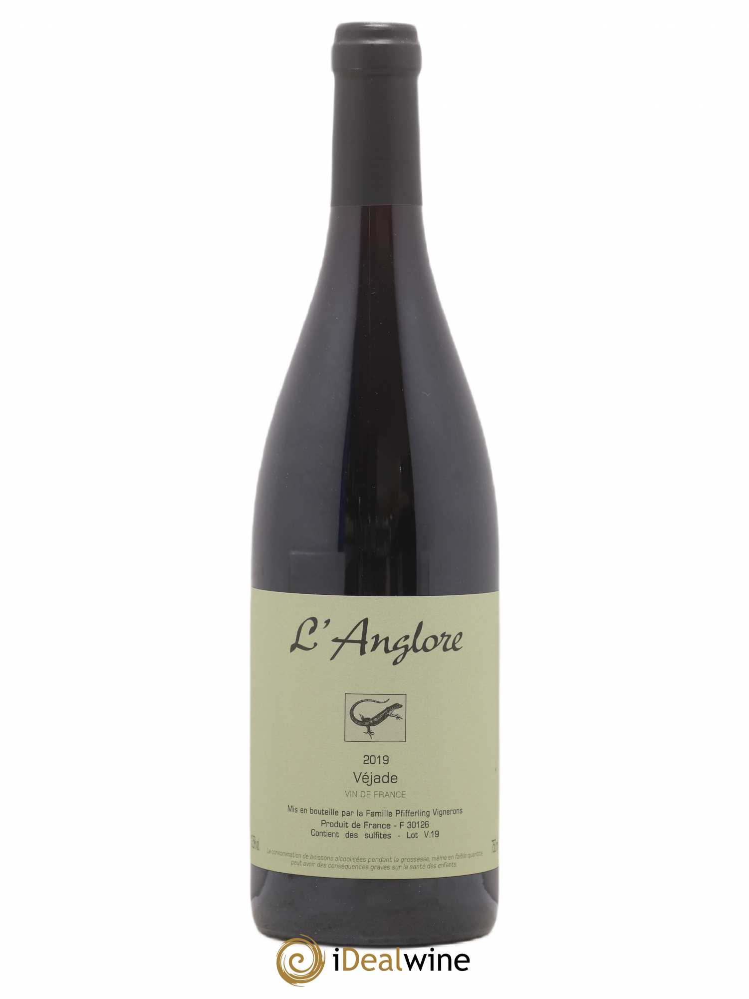 Vin de France Véjade L'Anglore 2019 - Lot de 1 bouteille - 0