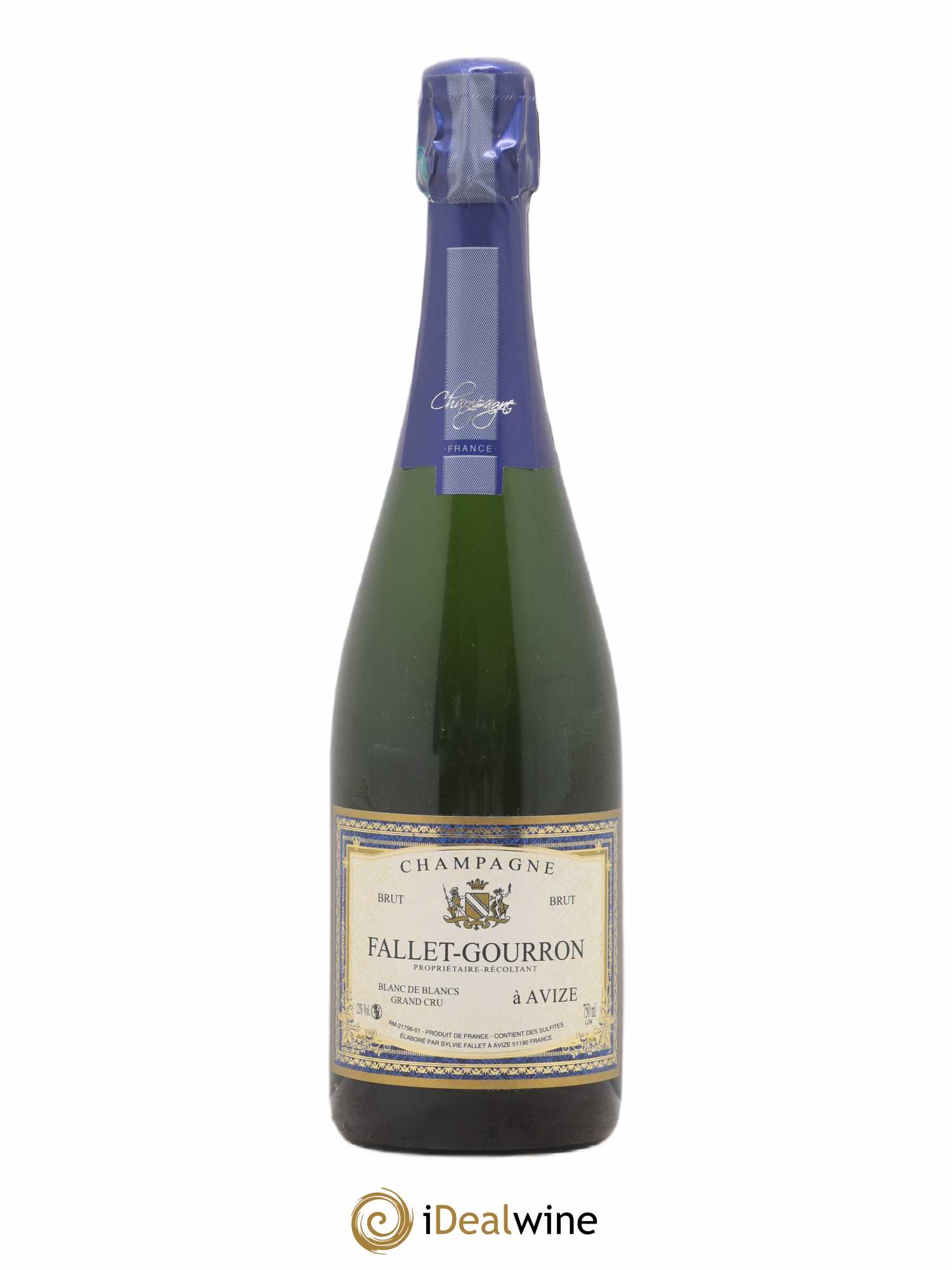 Champagne Brut Blanc de blanc Grand Cru Fallet Gourron - Posten von 1 Flasche - 0