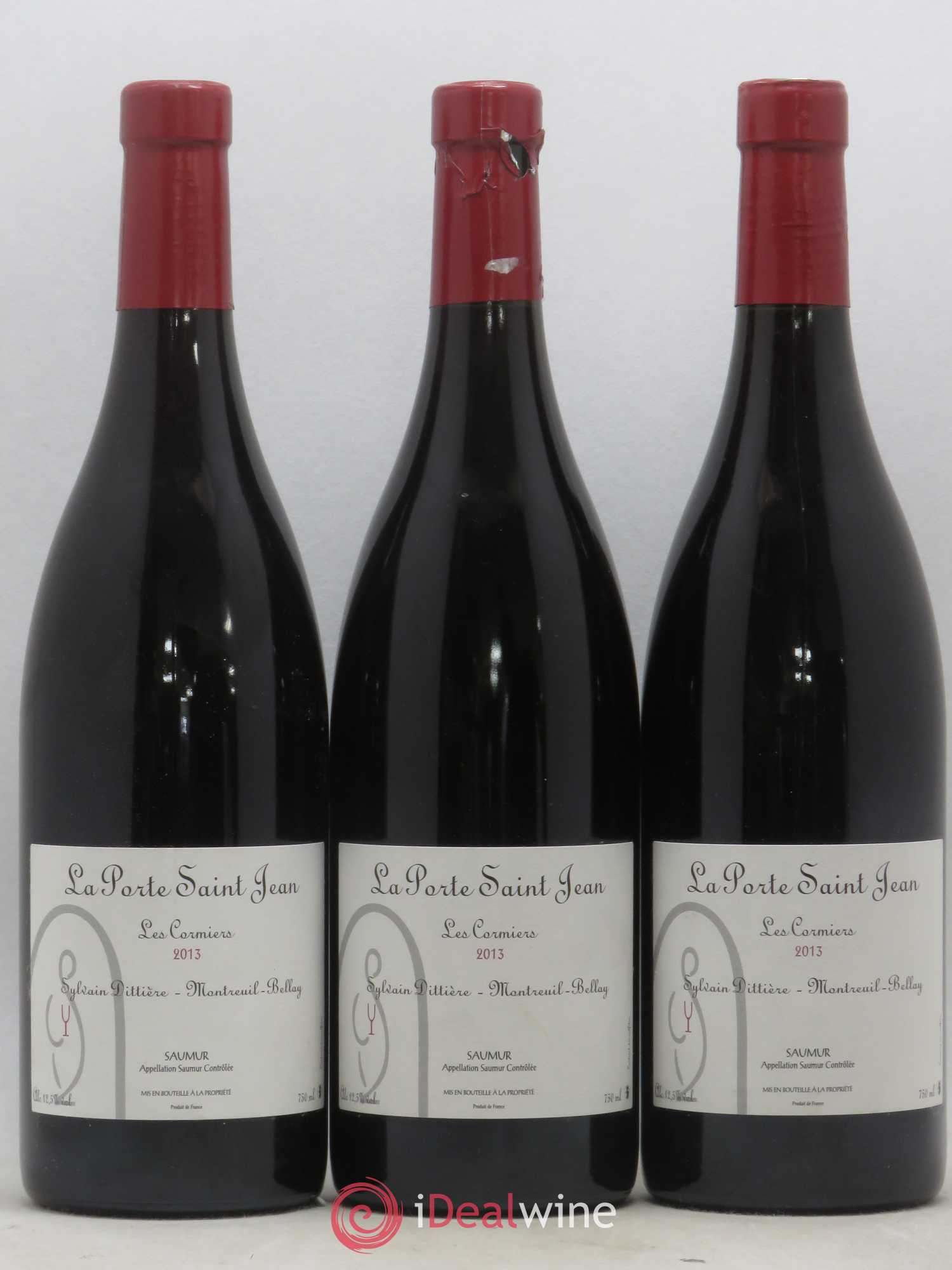 Saumur Les Cormiers La Porte Saint Jean 2013 - Lot de 3 bouteilles - 0