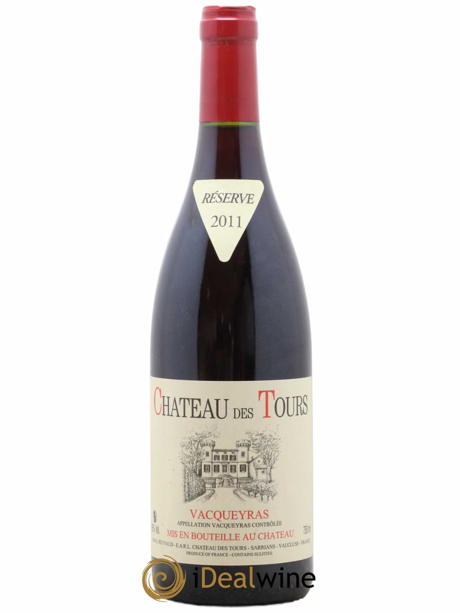 Vacqueyras Château des Tours Emmanuel Reynaud 2011 - Lot de 1 bouteille - 0