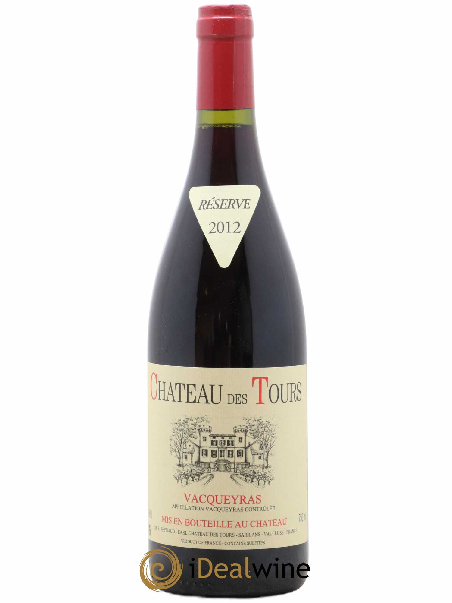 Vacqueyras Château des Tours Emmanuel Reynaud 2012 - Lot de 1 bouteille - 0