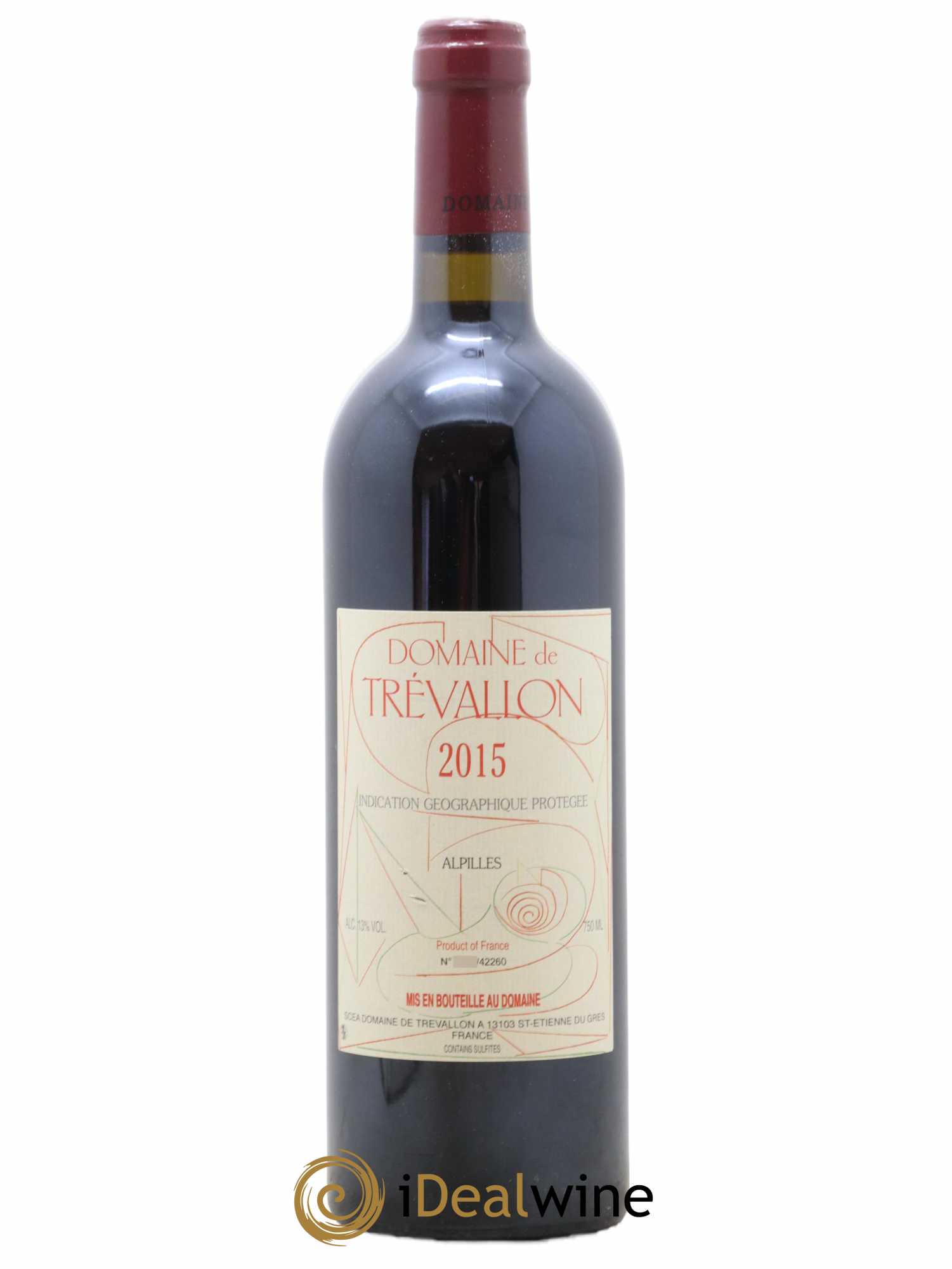 Alpilles Trévallon (Domaine de) Eloi Dürrbach 2015 - Lot of 1 bottle - 0