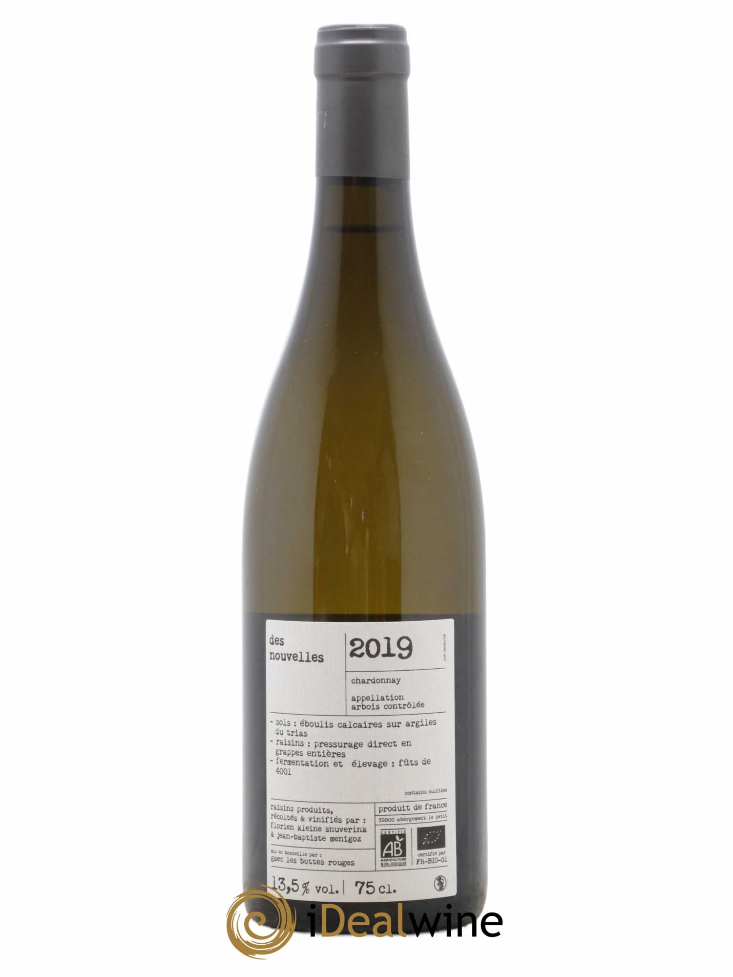 Arbois Des Nouvelles Bottes Rouges 2019 - Lot of 1 bottle - 1