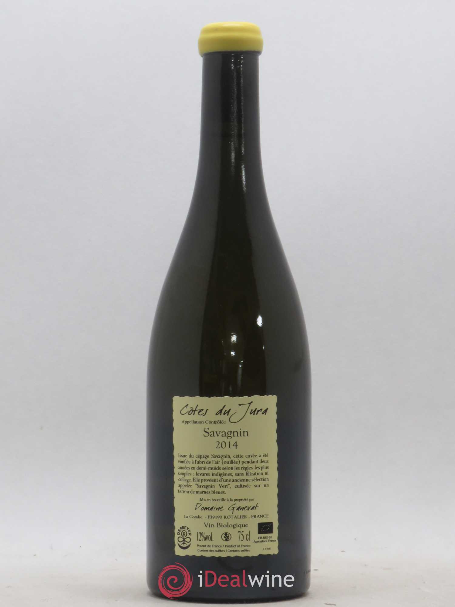 Côtes du Jura Les Chalasses Marnes Bleues Jean-François Ganevat (Domaine) 2014 - Lot de 1 bouteille - 1