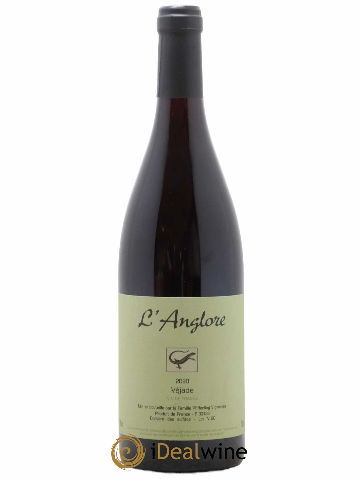 Vin de France Véjade L'Anglore 2020 - Lot de 1 bouteille - 0