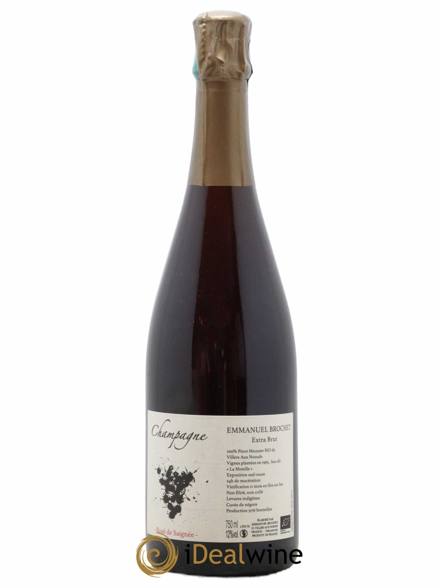 Rosé de Saignée Extra-Brut Emmanuel Brochet - Lot de 1 bouteille - 0