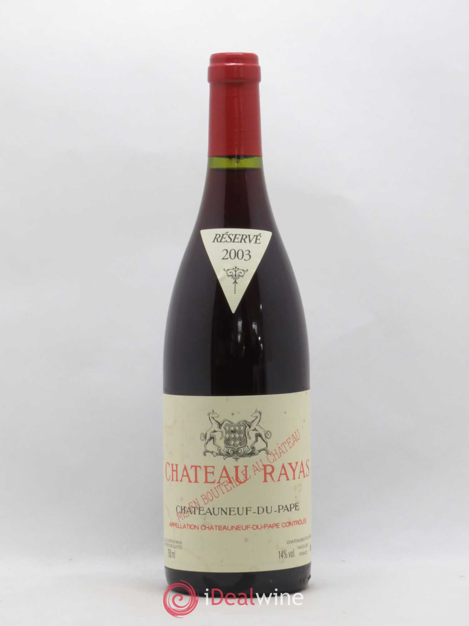 Châteauneuf-du-Pape Château Rayas Emmanuel Reynaud 2003 - Lot de 1 bouteille - 0