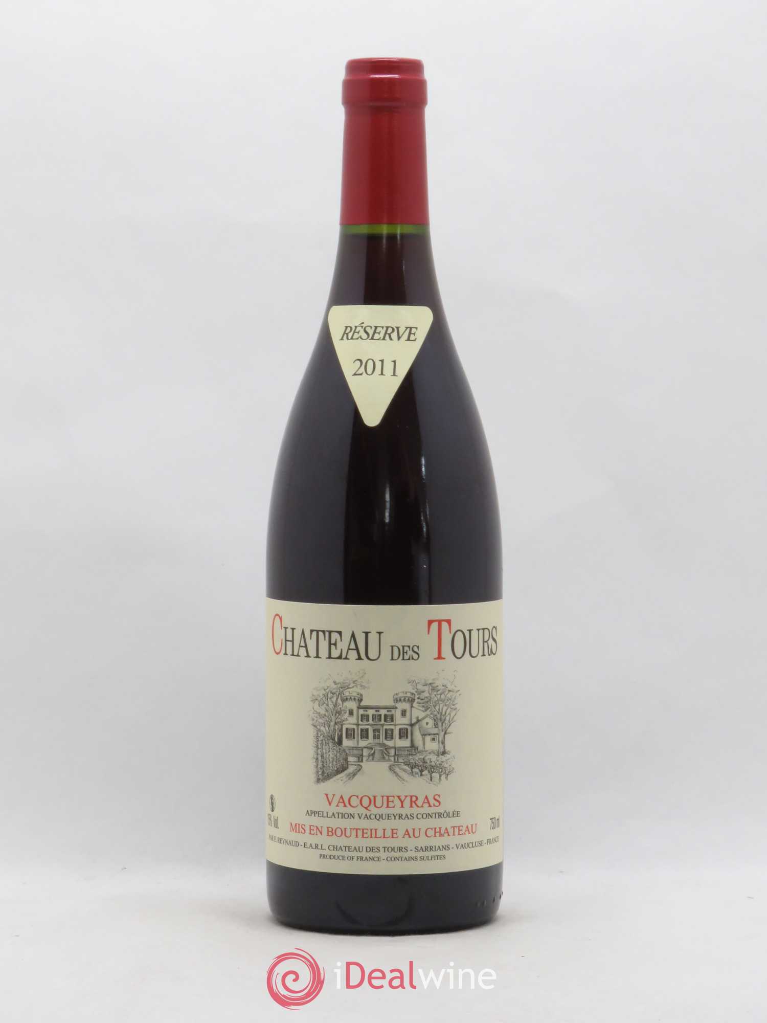 Vacqueyras Château des Tours Emmanuel Reynaud 2011 - Lot de 1 bouteille - 0