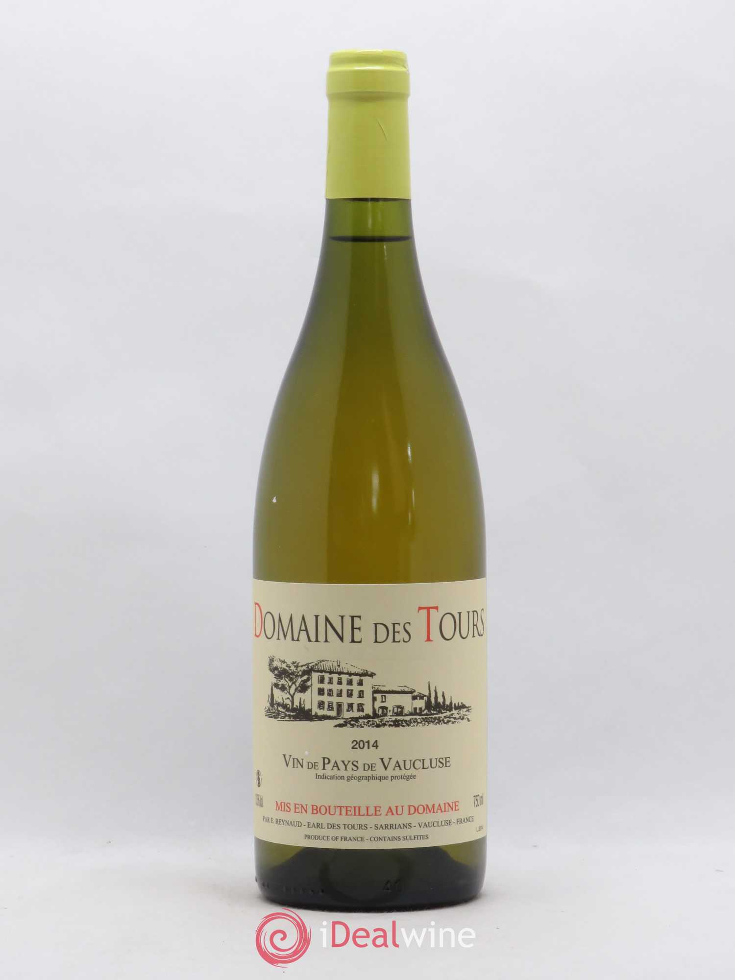 Vaucluse (Vin de Pays de Vaucluse) Domaine des Tours Emmanuel Reynaud 2014 - Lot de 1 bouteille - 0