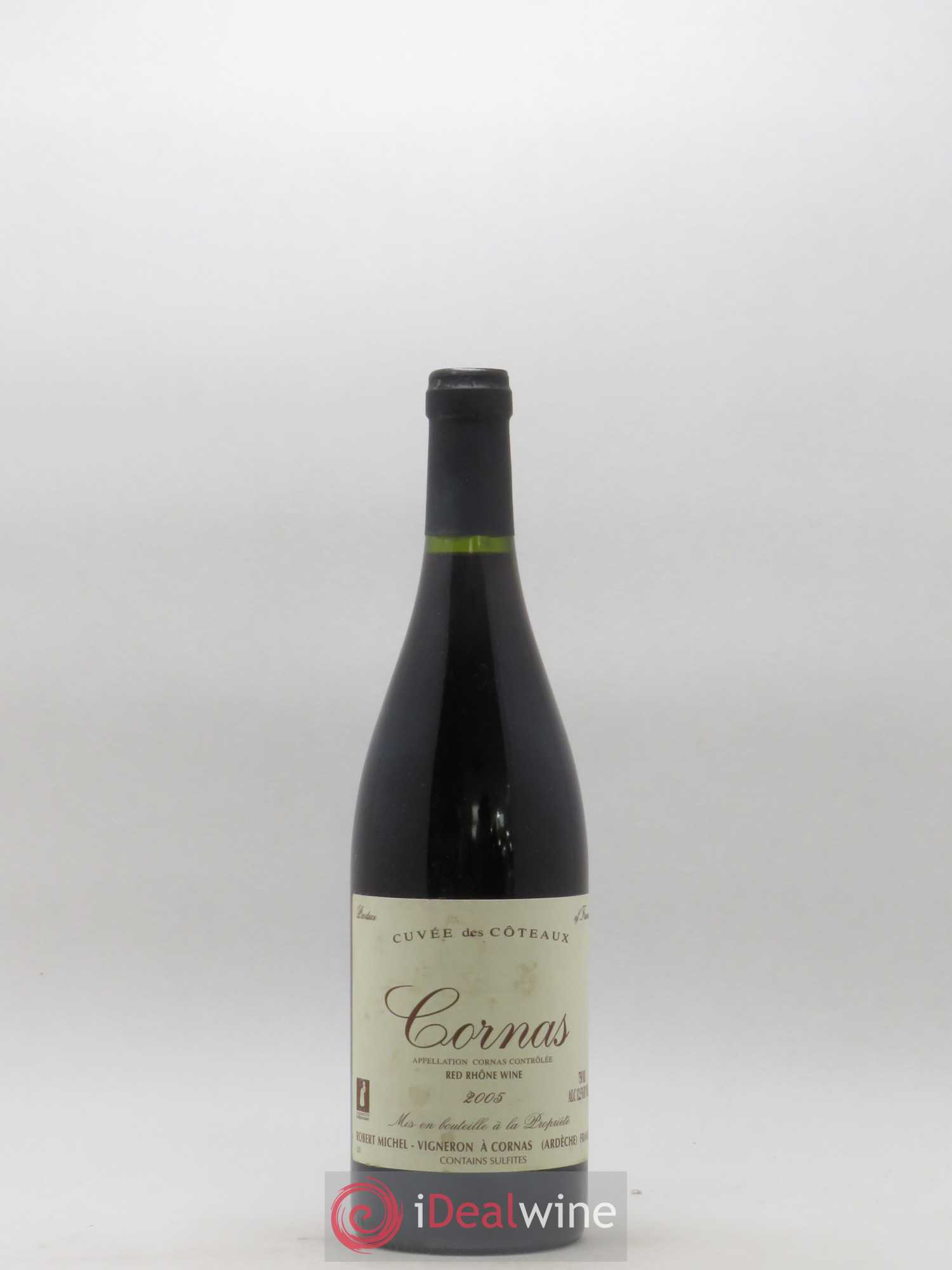 Cornas Cuvée des Coteaux Robert Michel 2005 - Lot de 1 bouteille - 0