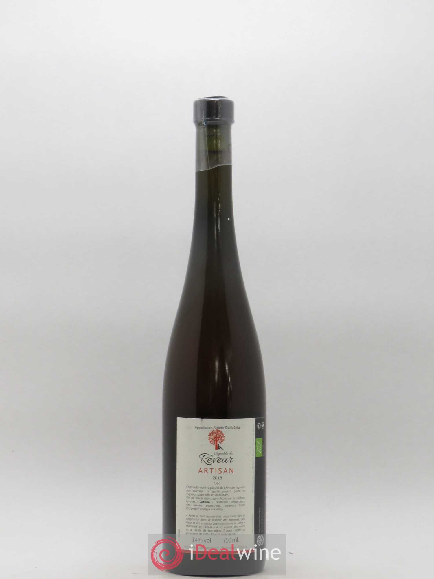 Alsace Artisan Vignoble du Rêveur 2018 - Lot de 1 bouteille - 1