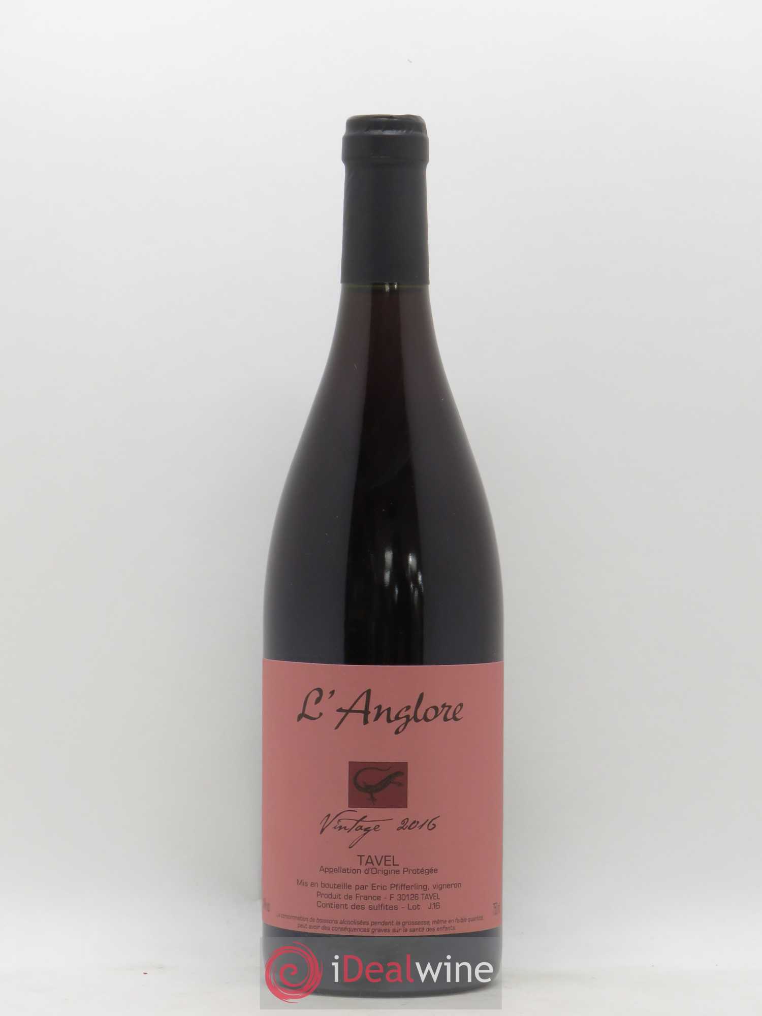 Tavel Vintage L'Anglore 2016 - Lot de 1 bouteille - 0