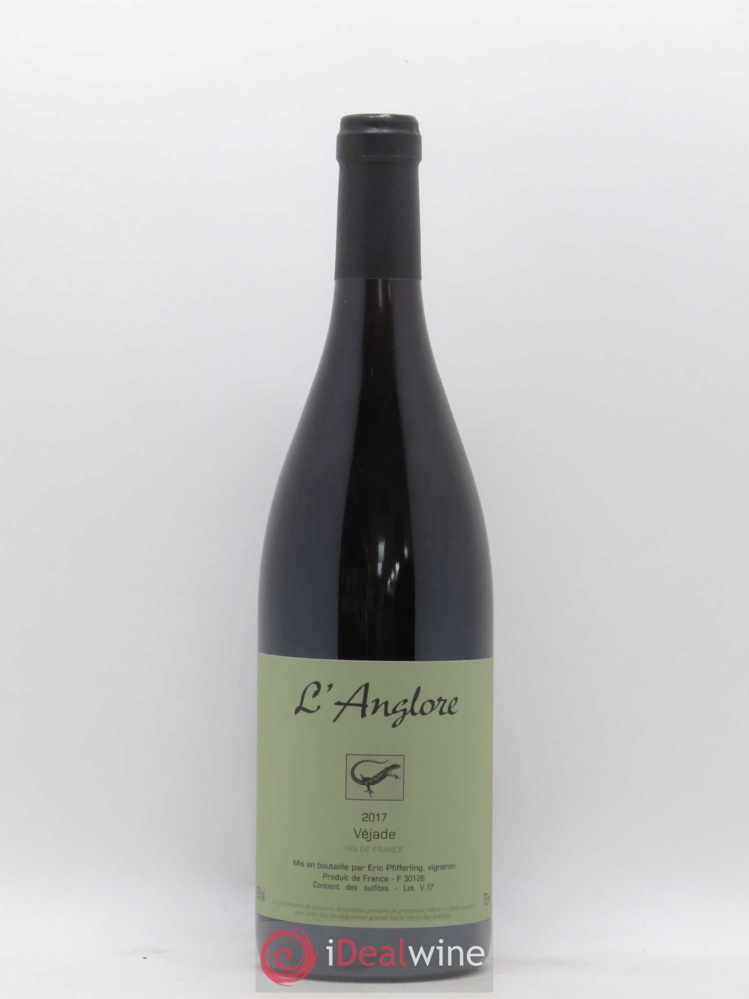 Vin de France Véjade L'Anglore 2017 - Lot de 1 bouteille - 0