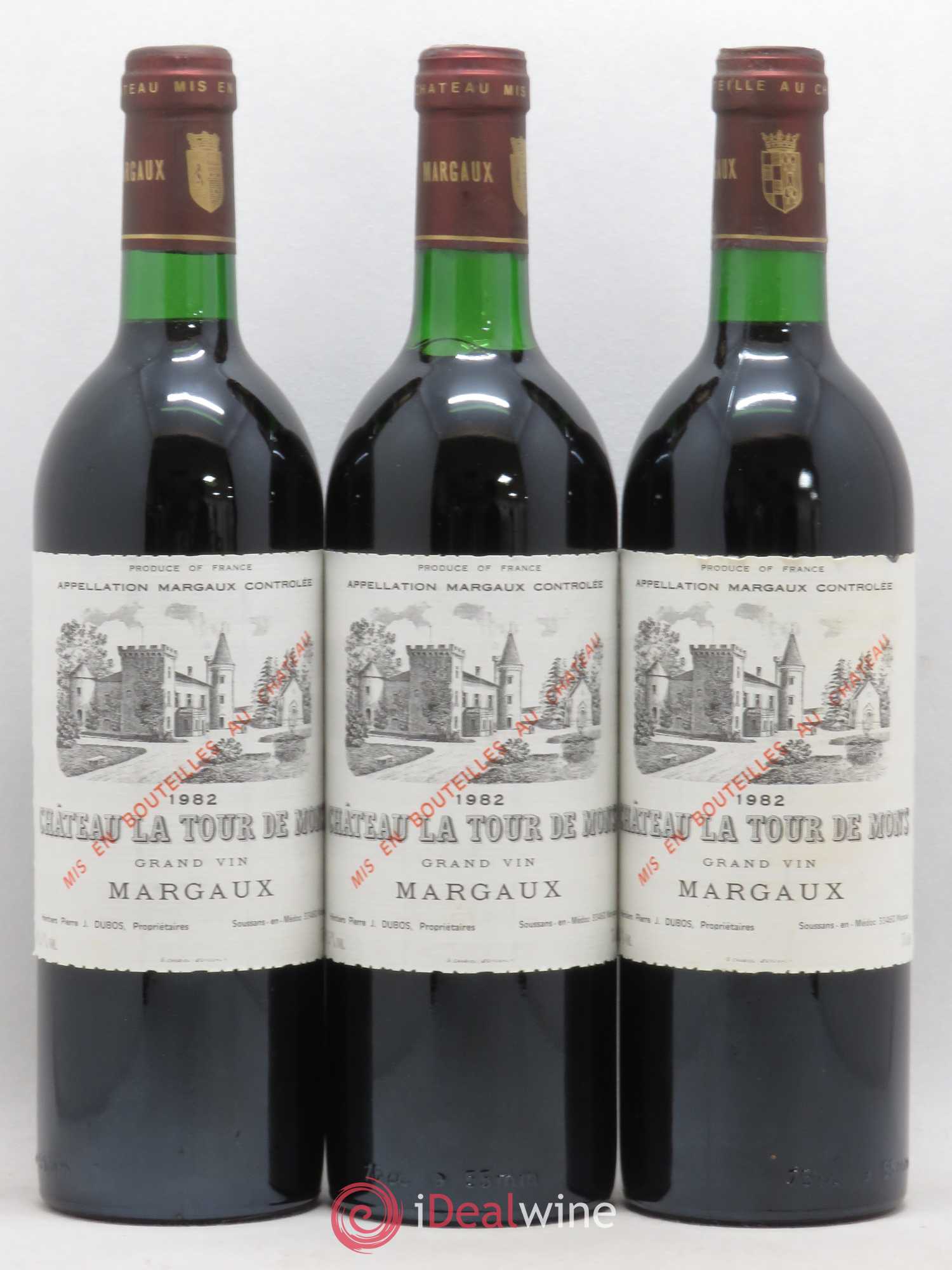 Château la Tour de Mons Cru Bourgeois 1982 - Lot de 12 bouteilles - 3