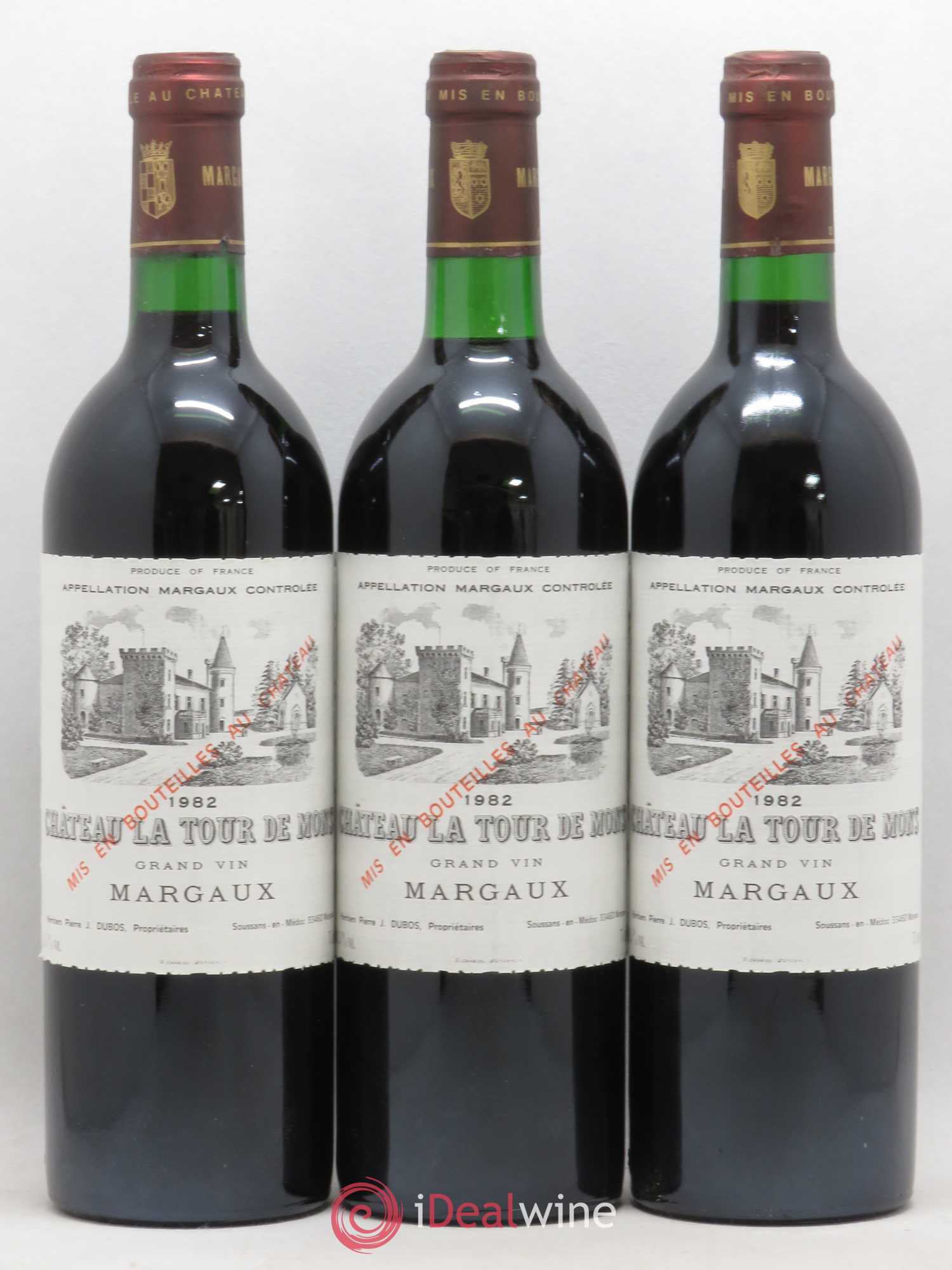 Château la Tour de Mons Cru Bourgeois 1982 - Lot de 12 bouteilles - 4
