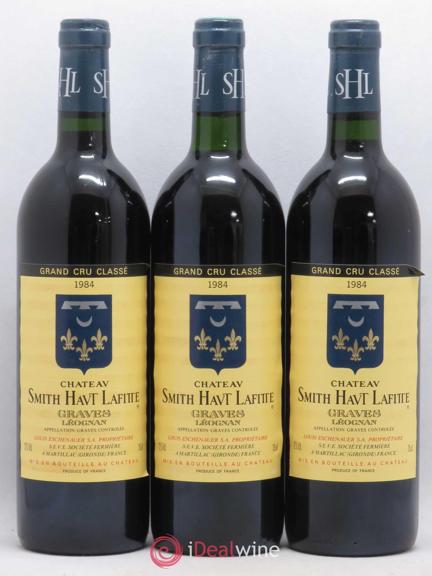 Château Smith Haut Lafitte Cru Classé de Graves 1984 - Lot de 12 bouteilles - 2