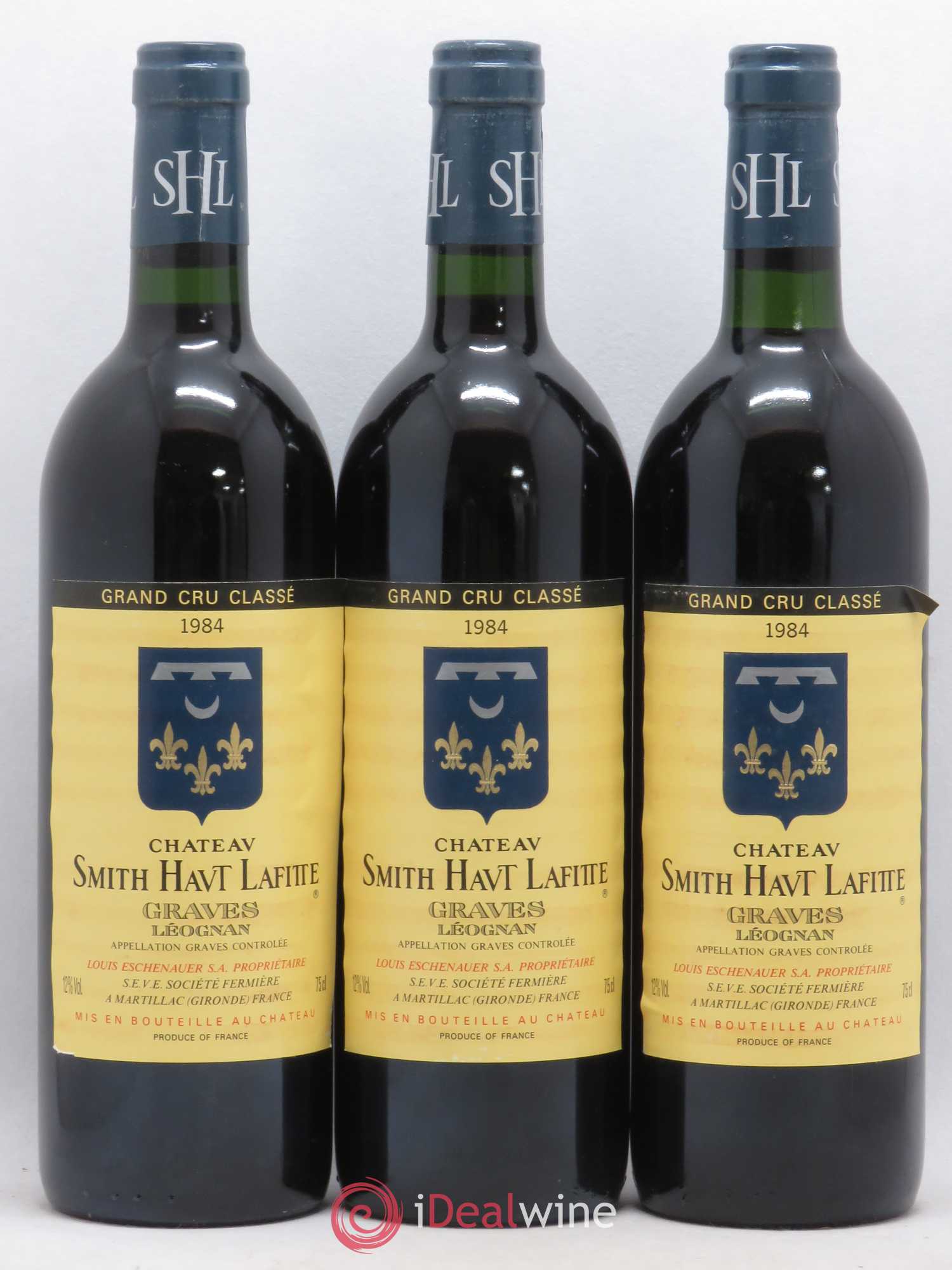 Château Smith Haut Lafitte Cru Classé de Graves 1984 - Lot de 12 bouteilles - 4