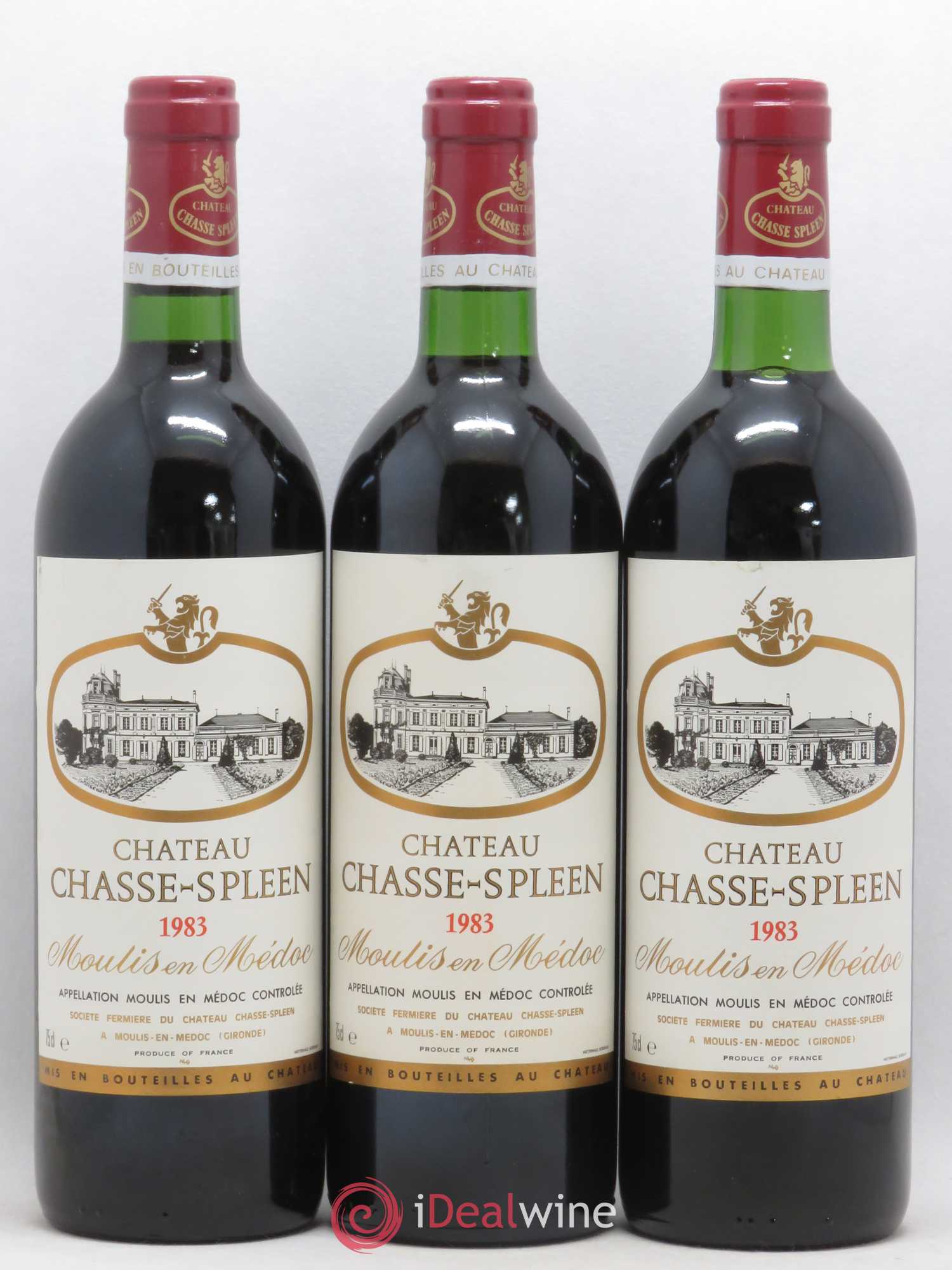 Château Chasse Spleen 1983 - Lot de 12 bouteilles - 1
