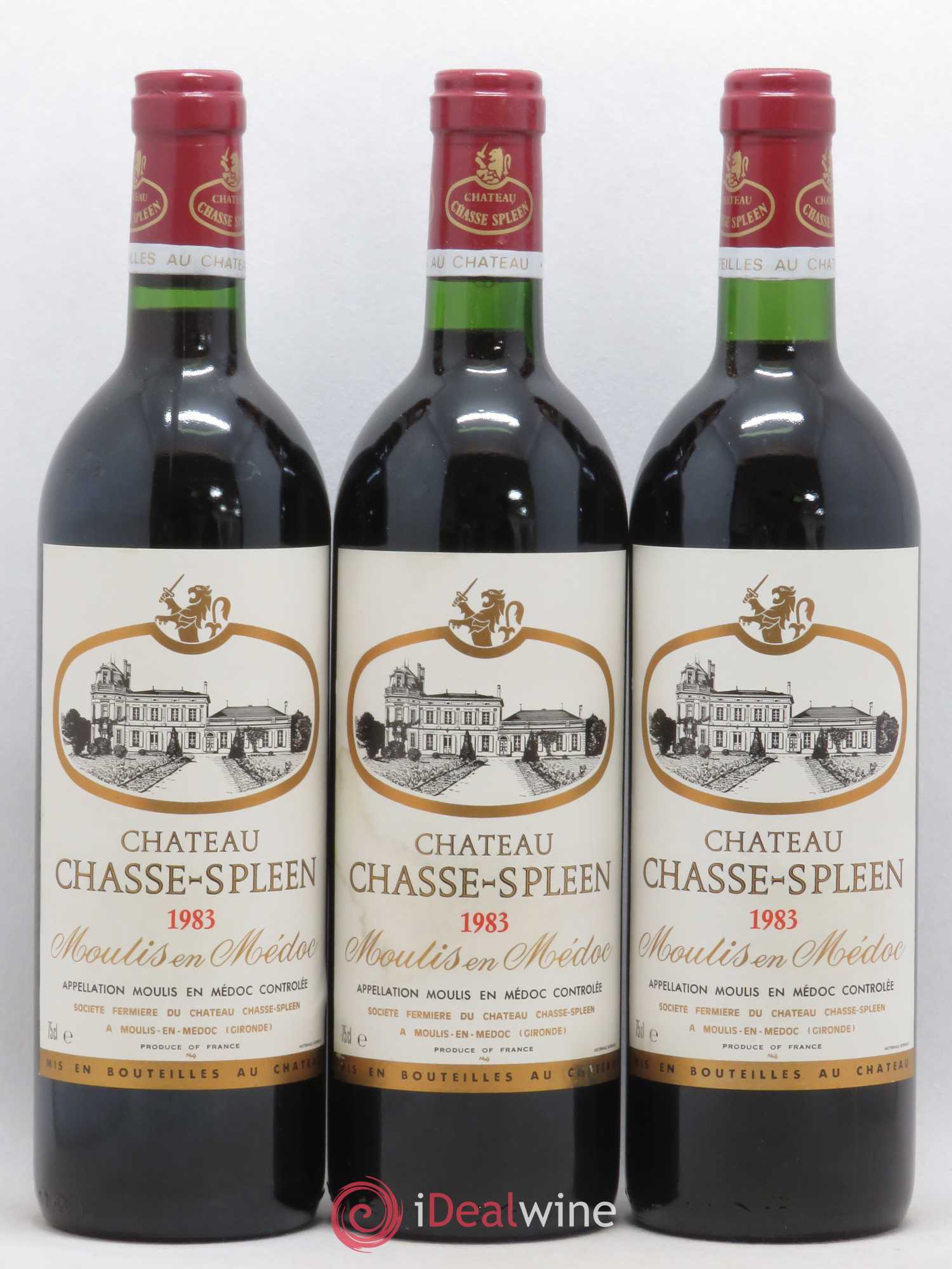 Château Chasse Spleen 1983 - Lot de 12 bouteilles - 2