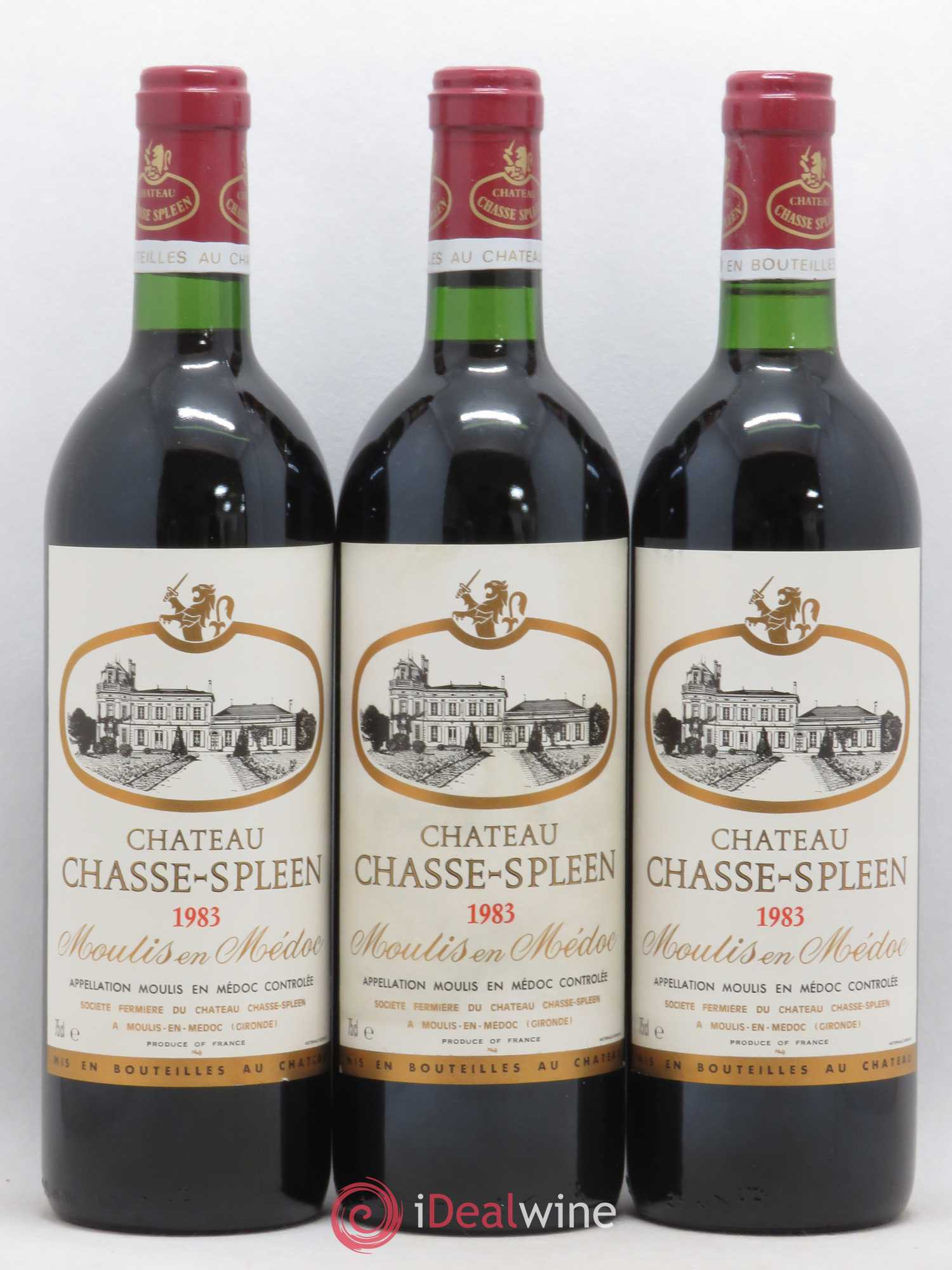 Château Chasse Spleen 1983 - Lot de 12 bouteilles - 3