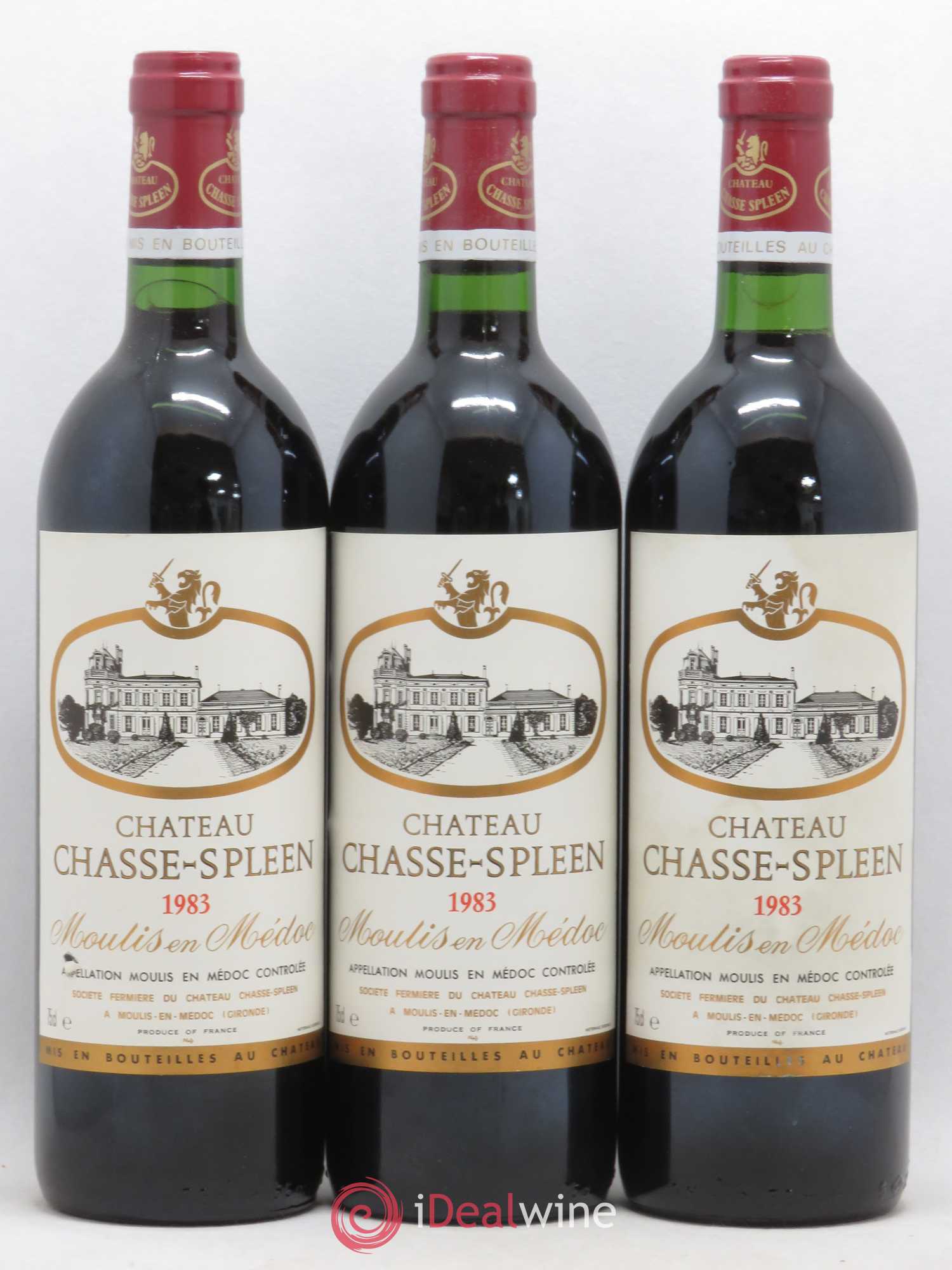 Château Chasse Spleen 1983 - Lot de 12 bouteilles - 4