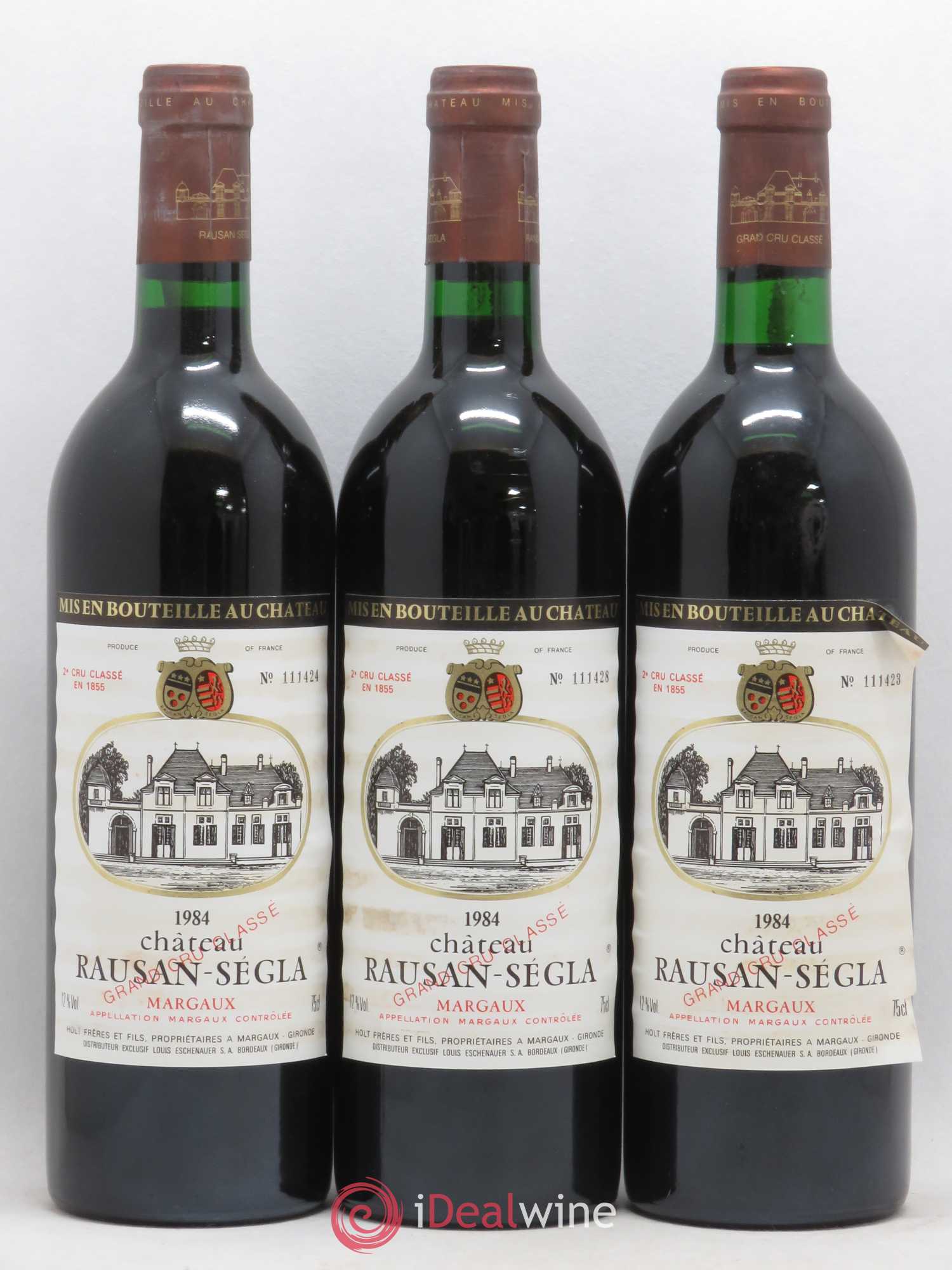 Château Rauzan Ségla Grand Cru Classé 1984 - Lot de 12 bouteilles - 2