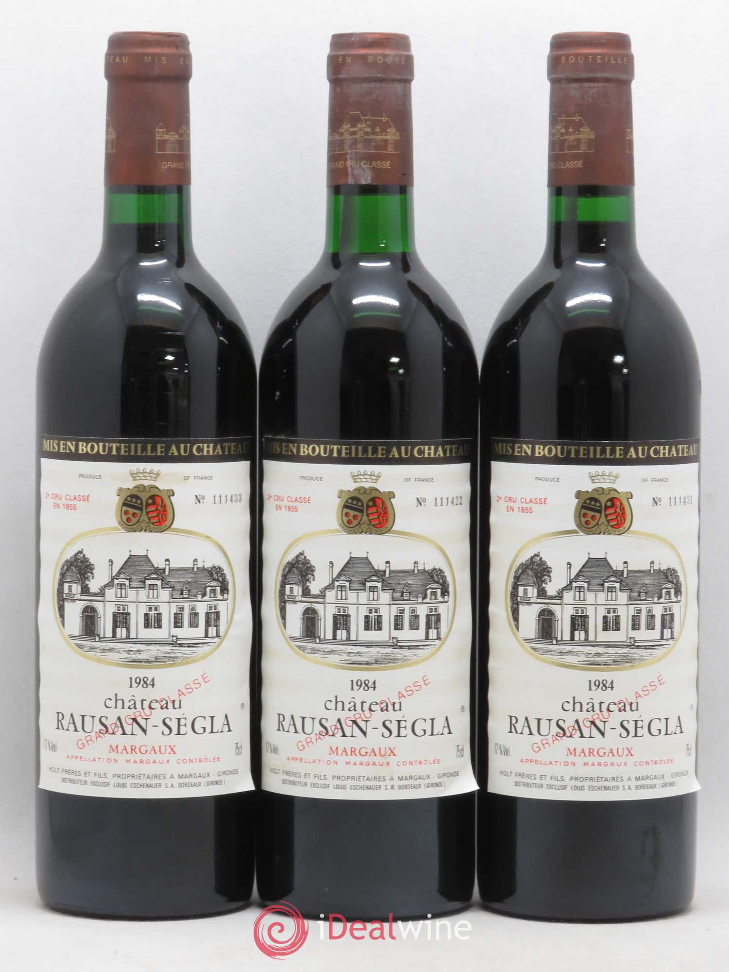 Château Rauzan Ségla Grand Cru Classé 1984 - Lot de 12 bouteilles - 4