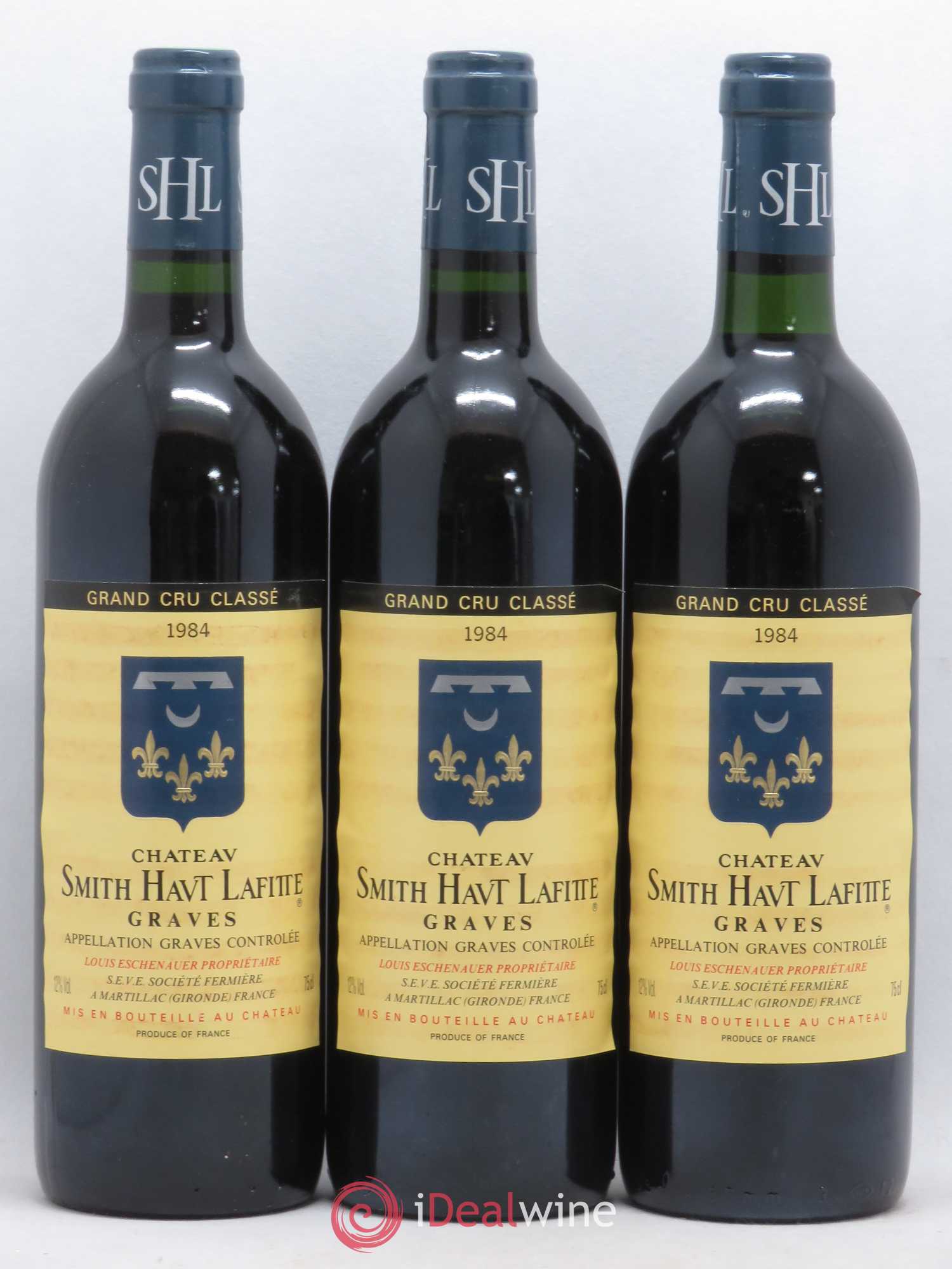 Château Smith Haut Lafitte Cru Classé de Graves 1984 - Lot de 12 bouteilles - 2