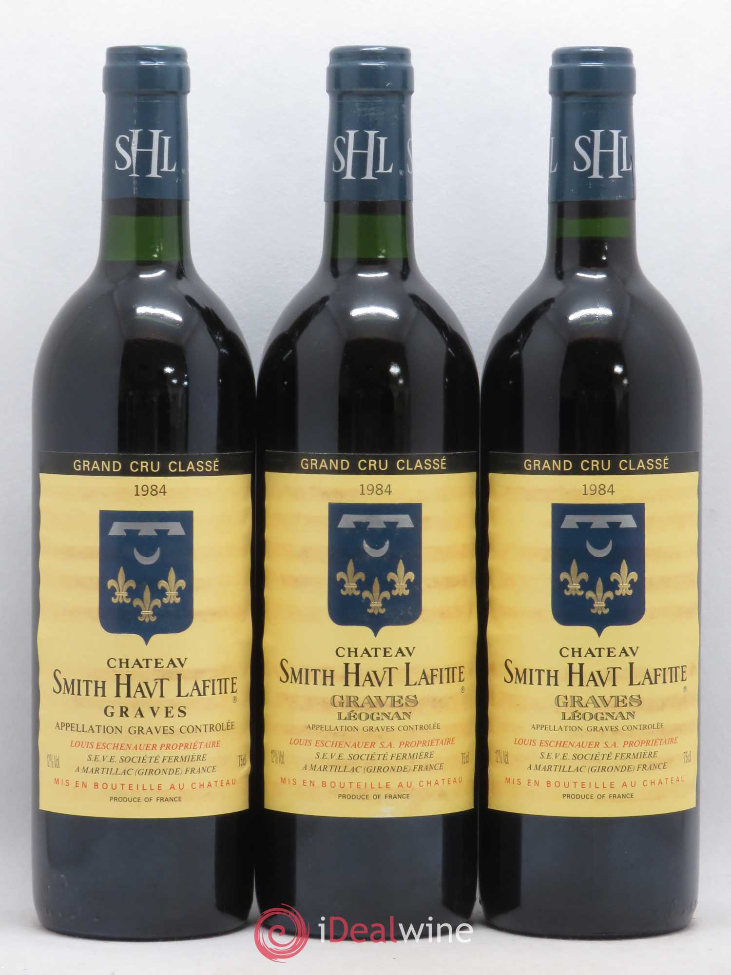 Château Smith Haut Lafitte Cru Classé de Graves 1984 - Lot de 12 bouteilles - 4