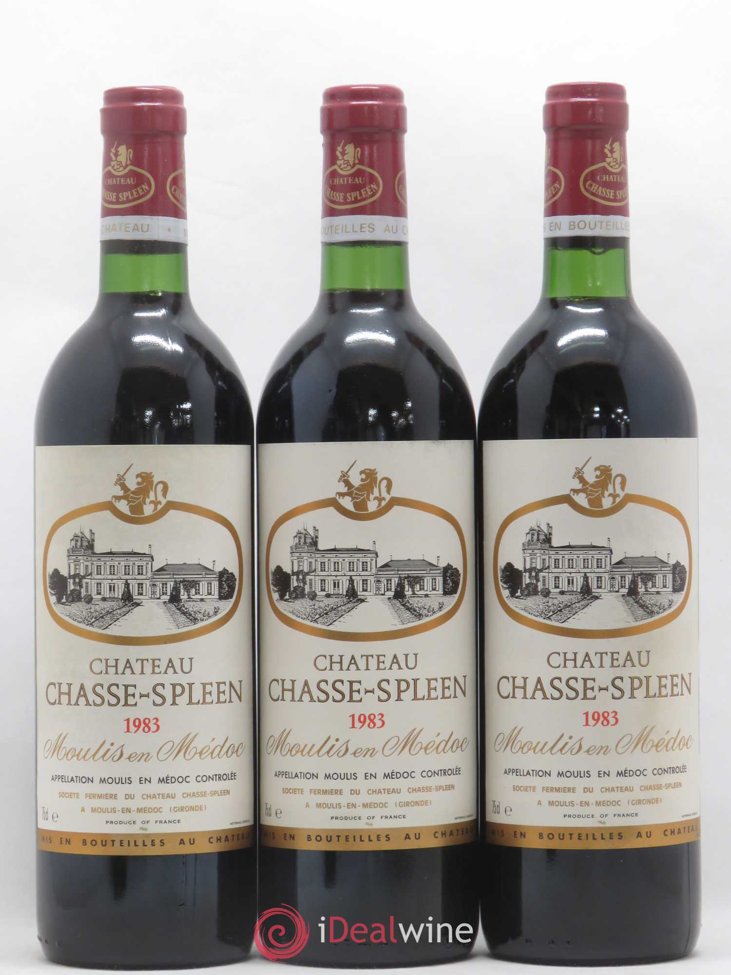Château Chasse Spleen 1983 - Lot de 12 bouteilles - 1