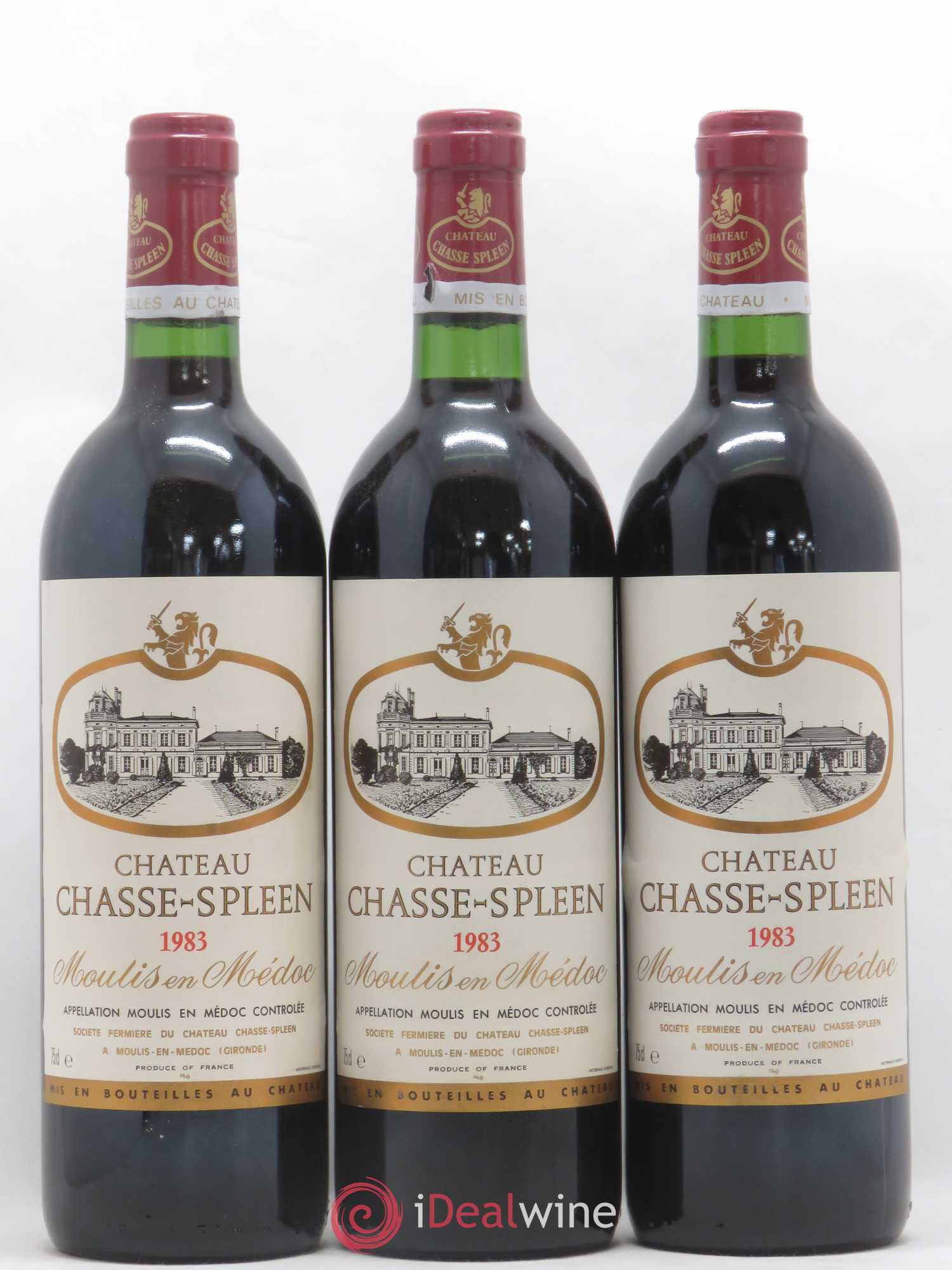 Château Chasse Spleen 1983 - Lot de 12 bouteilles - 2