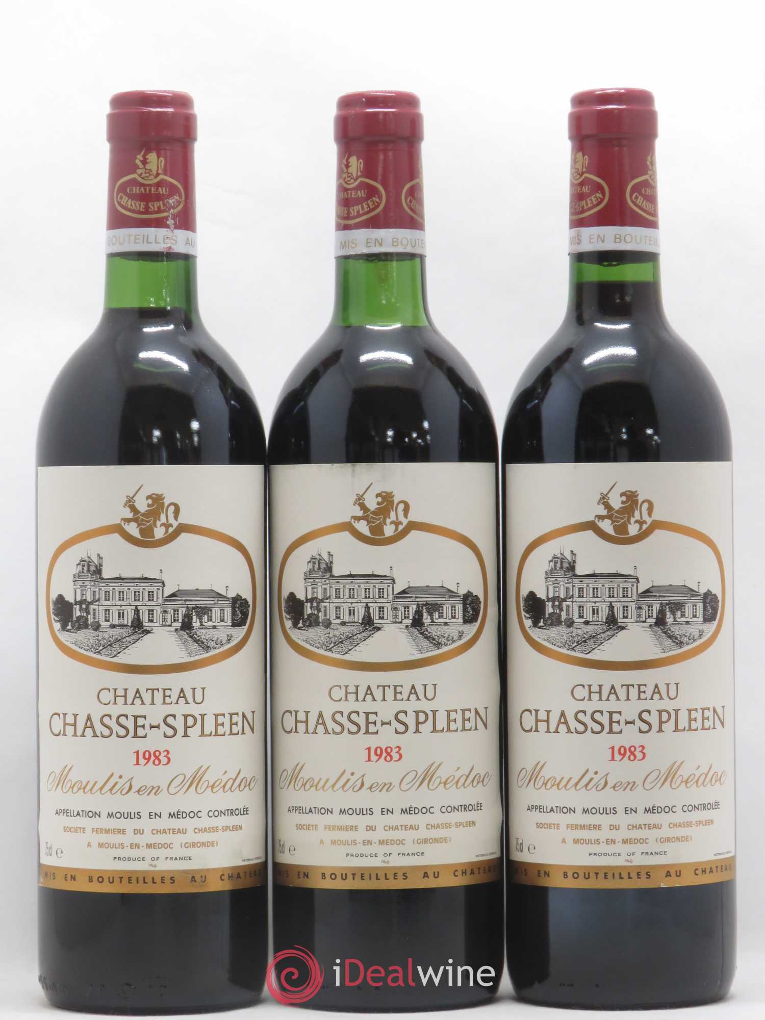 Château Chasse Spleen 1983 - Lot de 12 bouteilles - 3