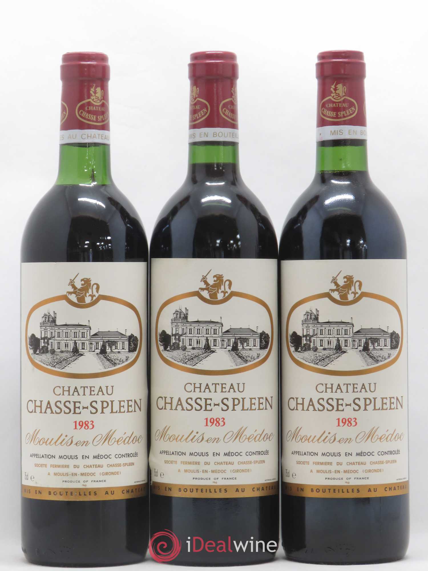 Château Chasse Spleen 1983 - Lot de 12 bouteilles - 4