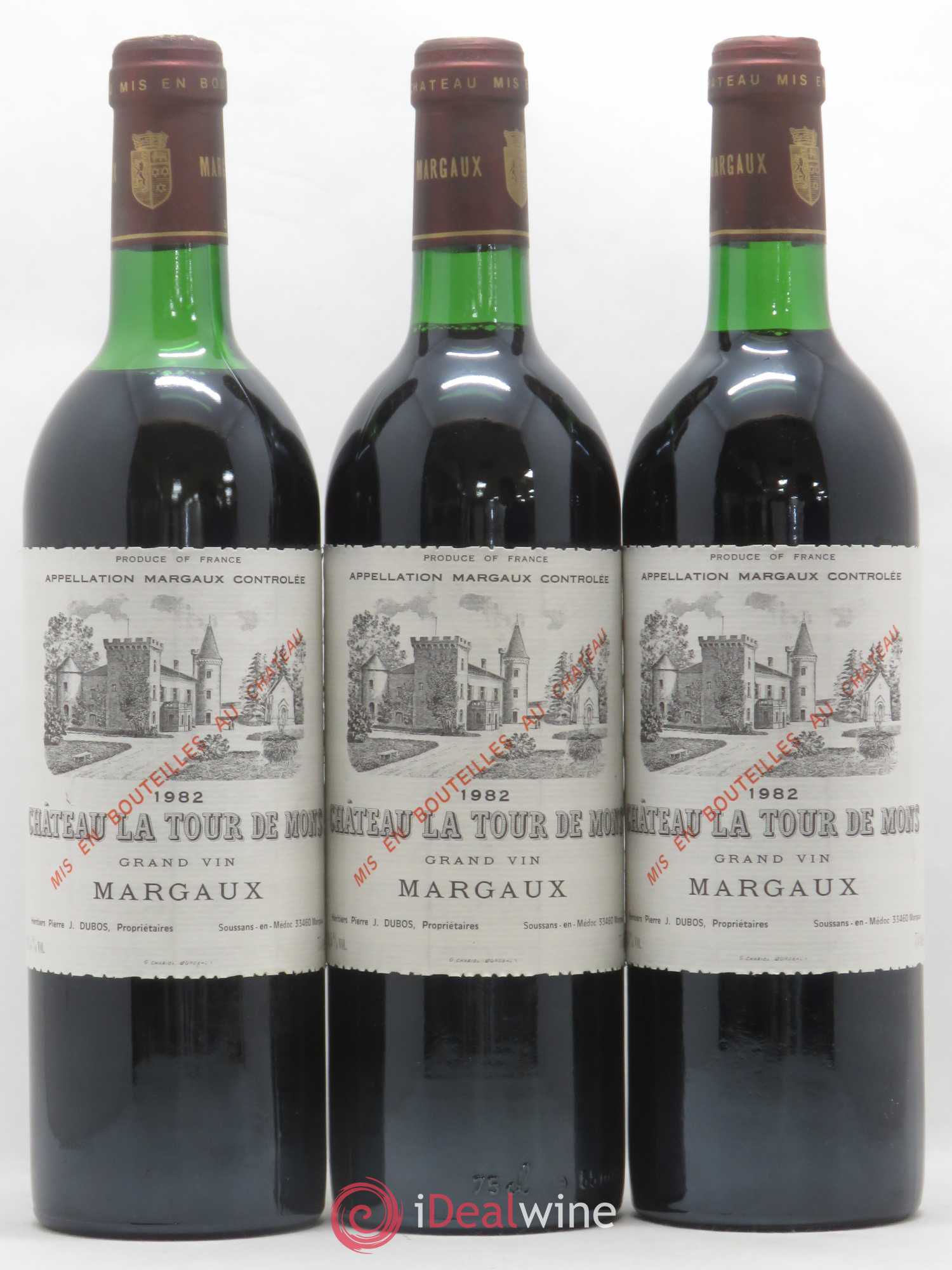 Château la Tour de Mons Cru Bourgeois 1982 - Lot de 12 bouteilles - 4