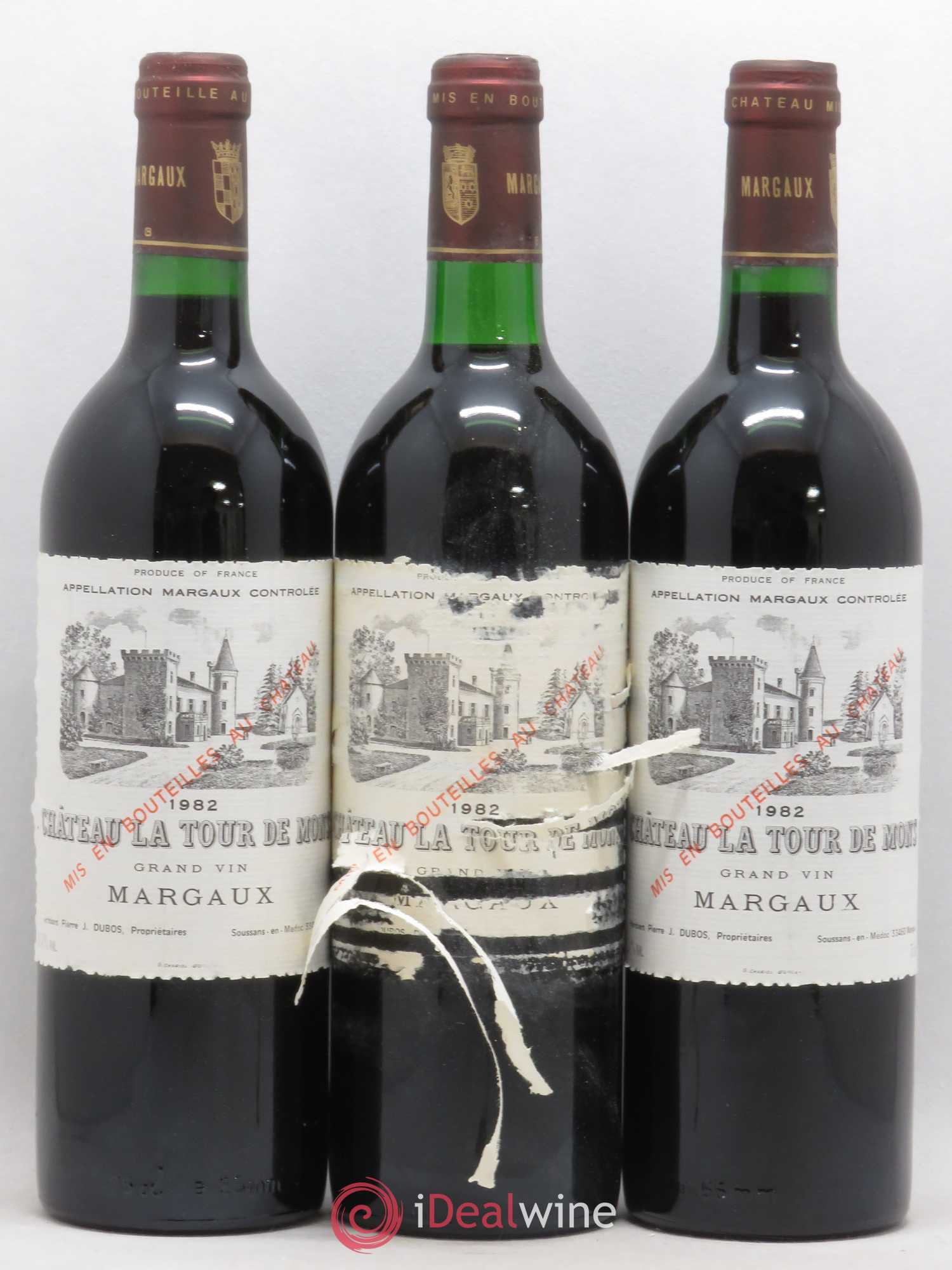 Château la Tour de Mons Cru Bourgeois 1982 - Lot de 12 bouteilles - 4