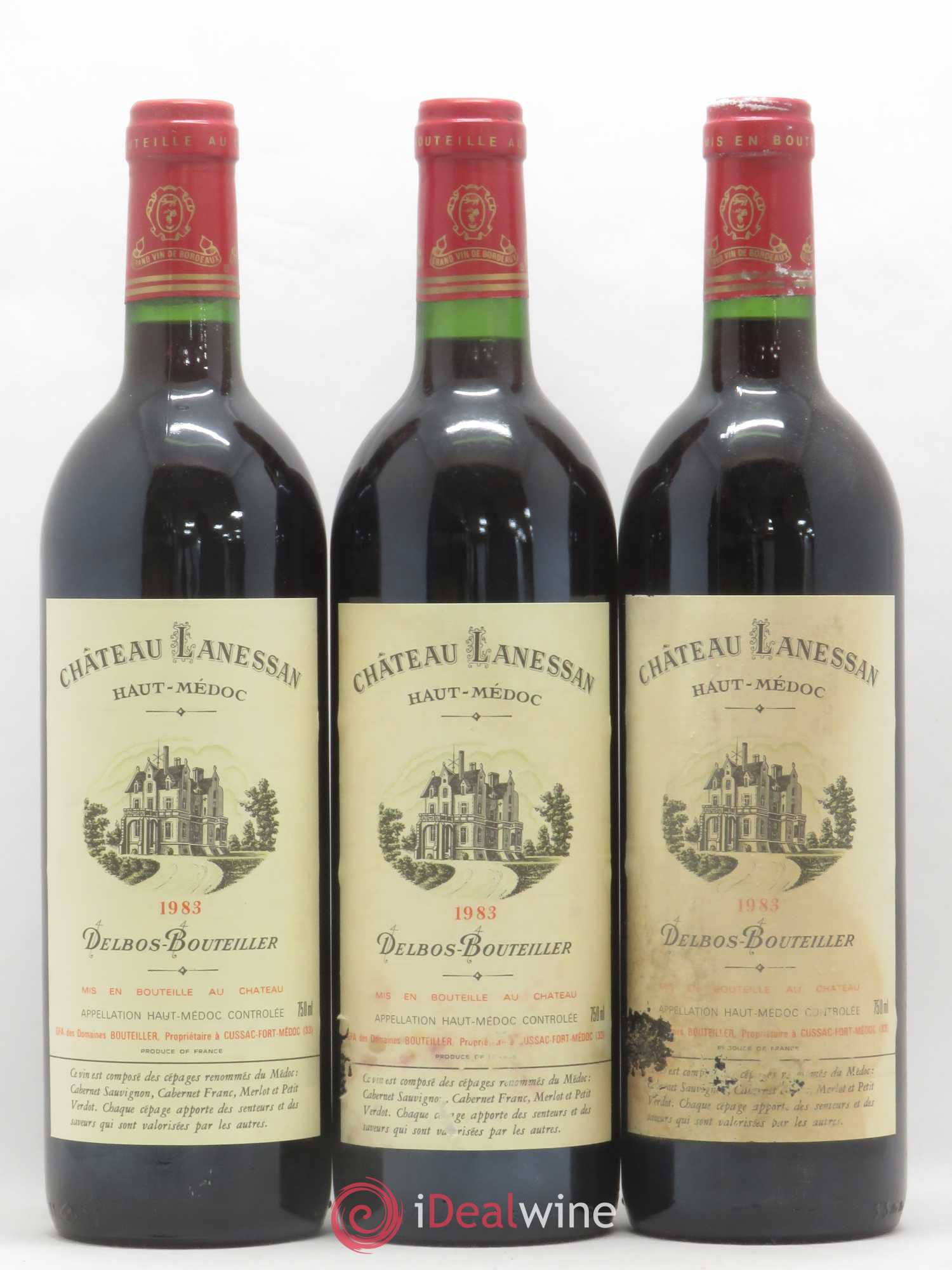 Château Lanessan Cru Bourgeois 1983 - Lot de 12 bouteilles - 2