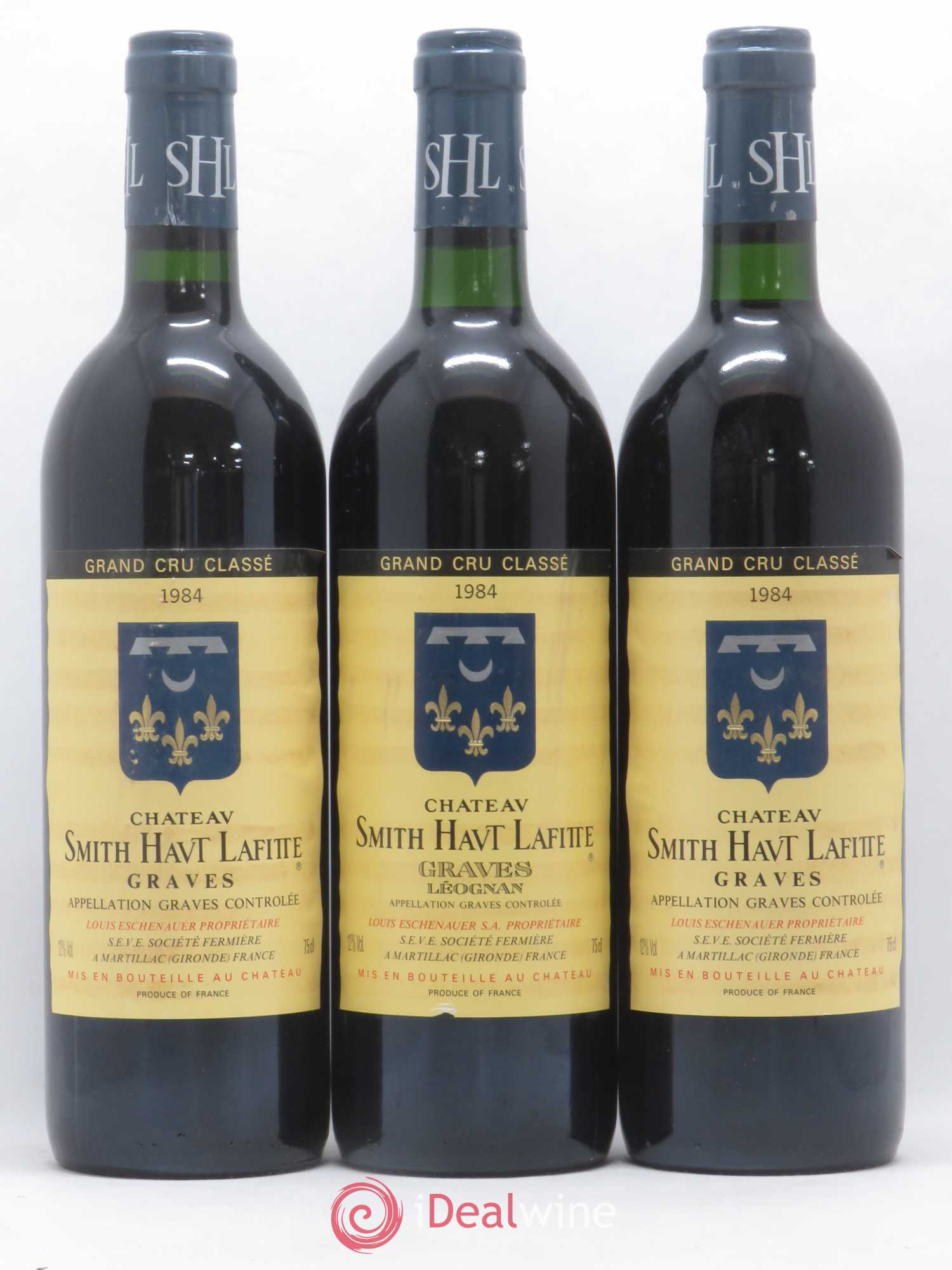 Château Smith Haut Lafitte Cru Classé de Graves 1984 - Lot de 12 bouteilles - 4