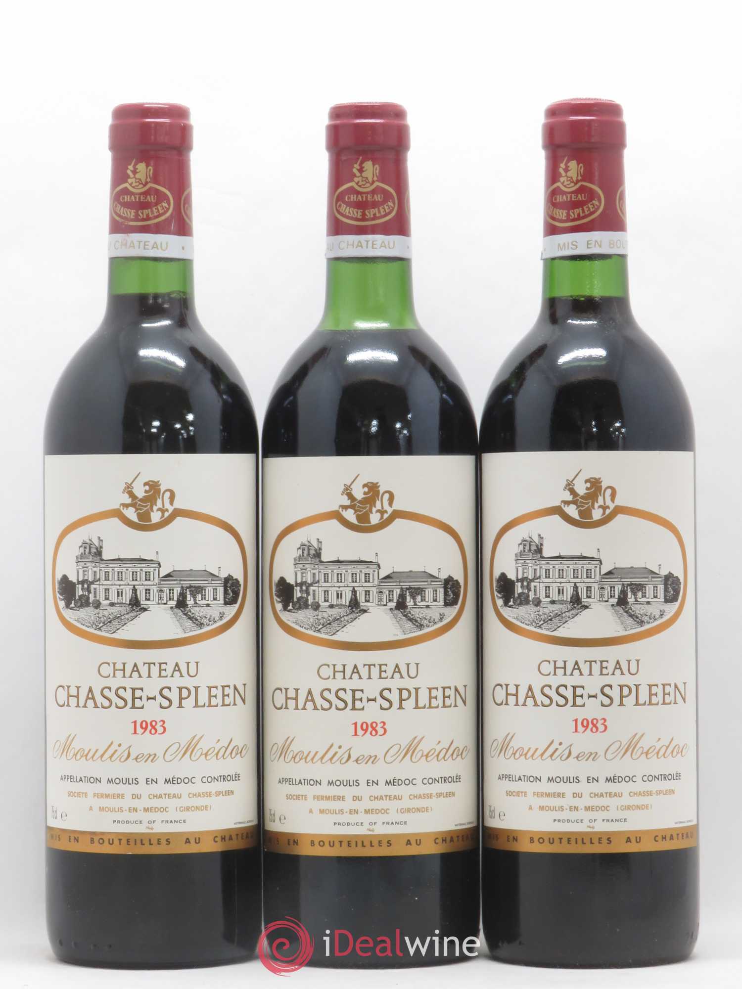 Château Chasse Spleen 1983 - Lot de 12 bouteilles - 1