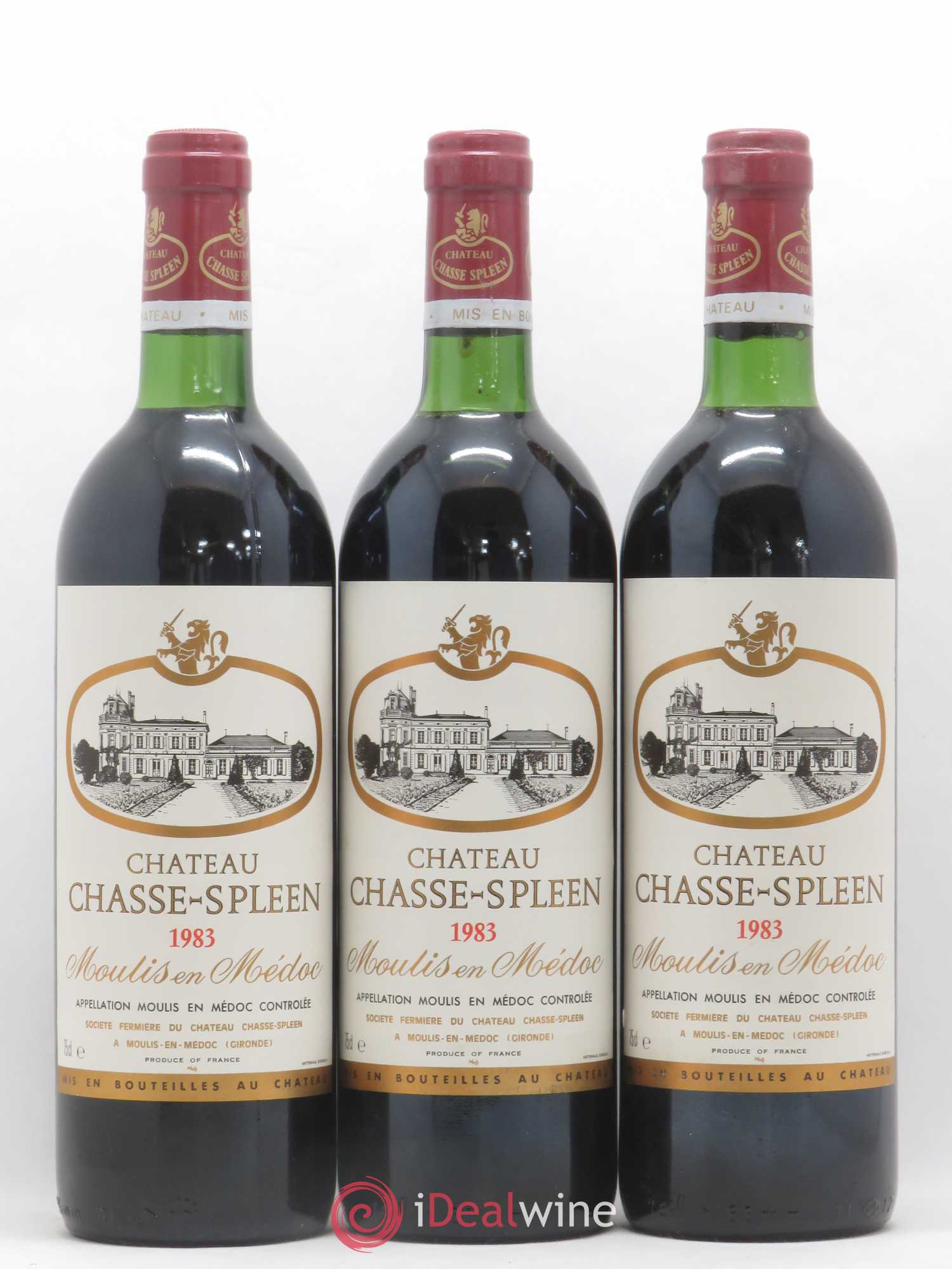 Château Chasse Spleen 1983 - Lot de 12 bouteilles - 3