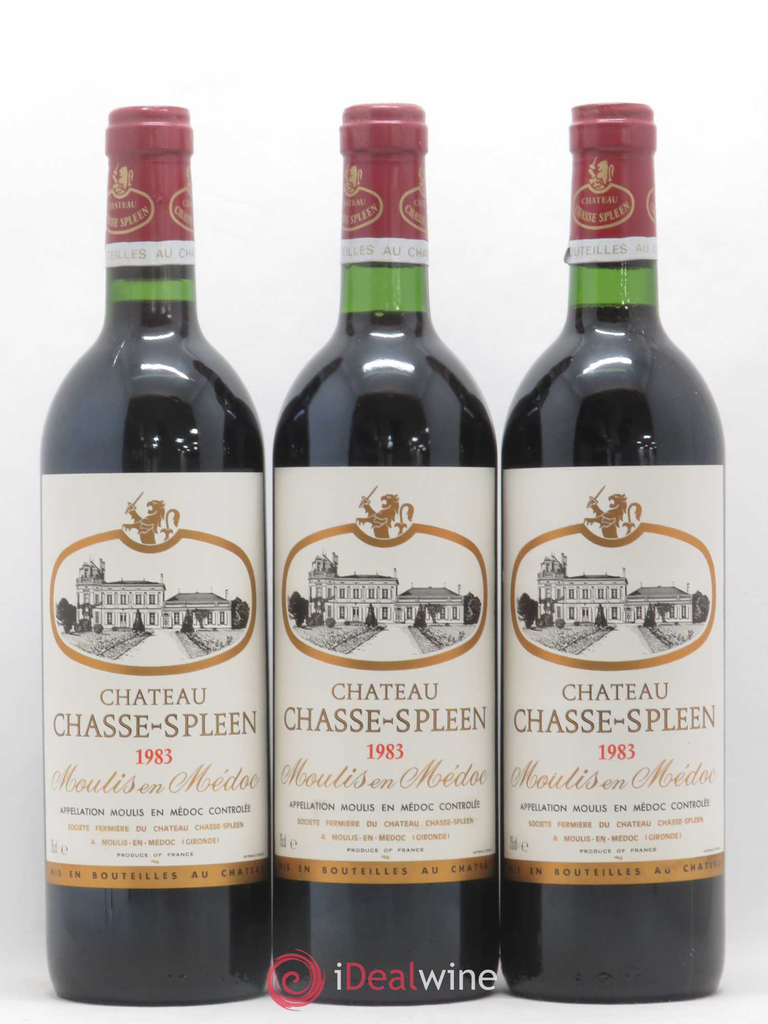 Château Chasse Spleen 1983 - Lot de 12 bouteilles - 4