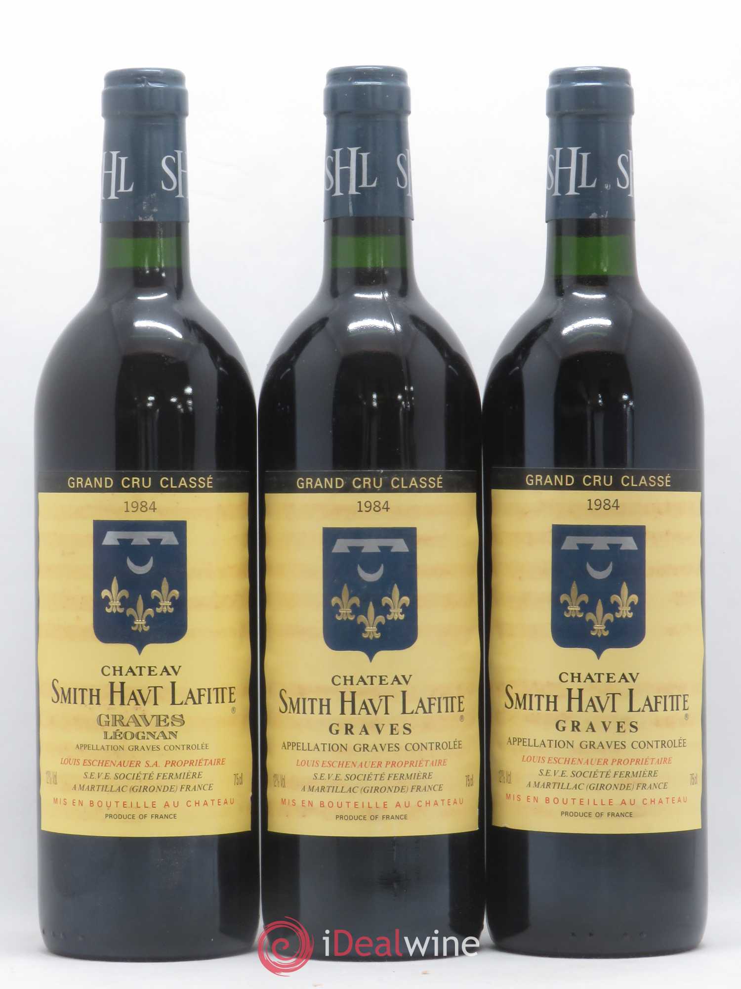 Château Smith Haut Lafitte Cru Classé de Graves 1984 - Lot de 12 bouteilles - 2