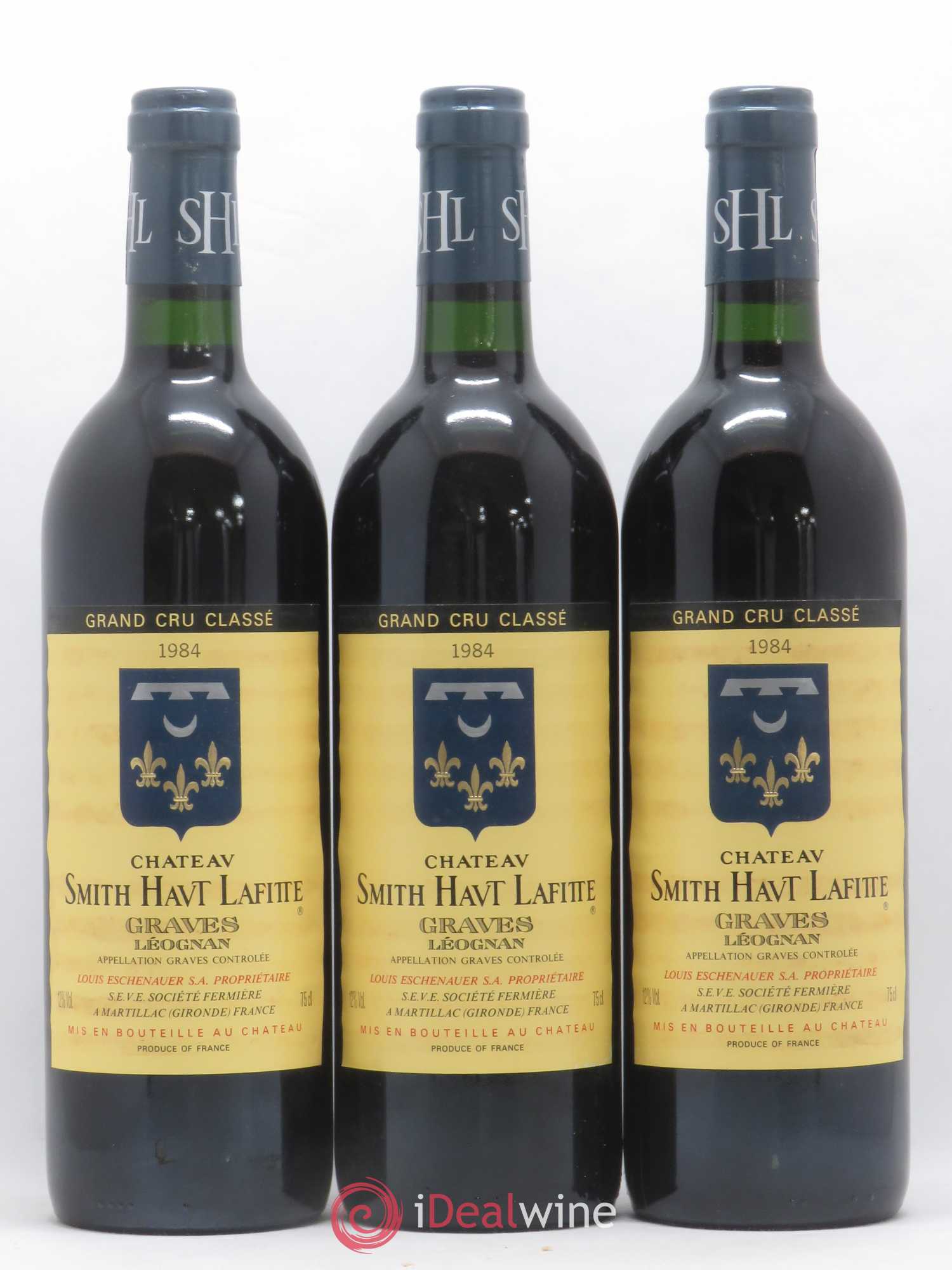 Château Smith Haut Lafitte Cru Classé de Graves 1984 - Lot de 12 bouteilles - 3
