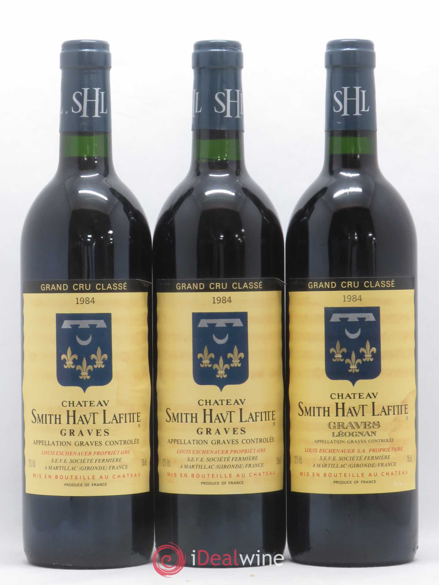 Château Smith Haut Lafitte Cru Classé de Graves 1984 - Lot de 12 bouteilles - 4