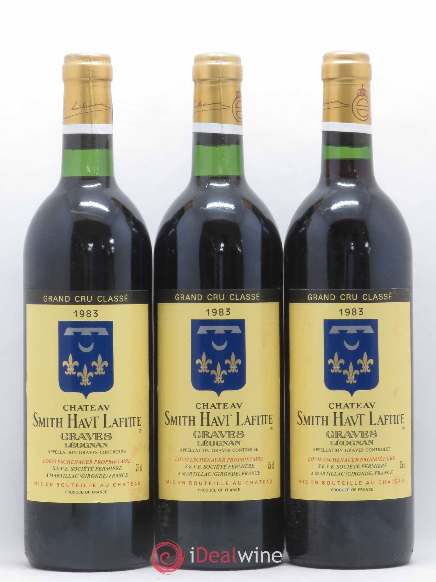 Château Smith Haut Lafitte Cru Classé de Graves Mise Eschenauer 1983 - Lot de 12 bouteilles - 3