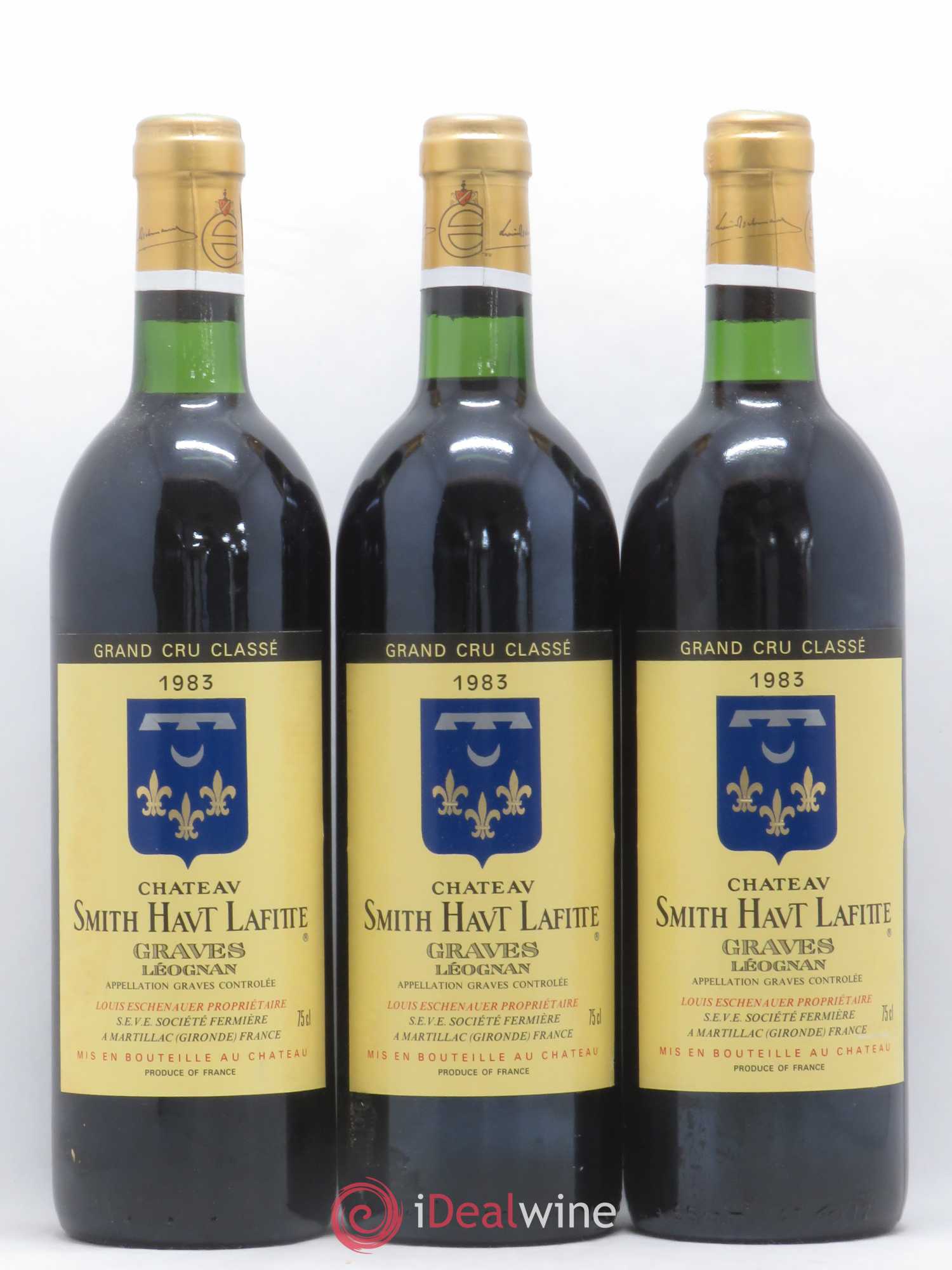 Château Smith Haut Lafitte Cru Classé de Graves Mise Eschenauer 1983 - Lot de 12 bouteilles - 4