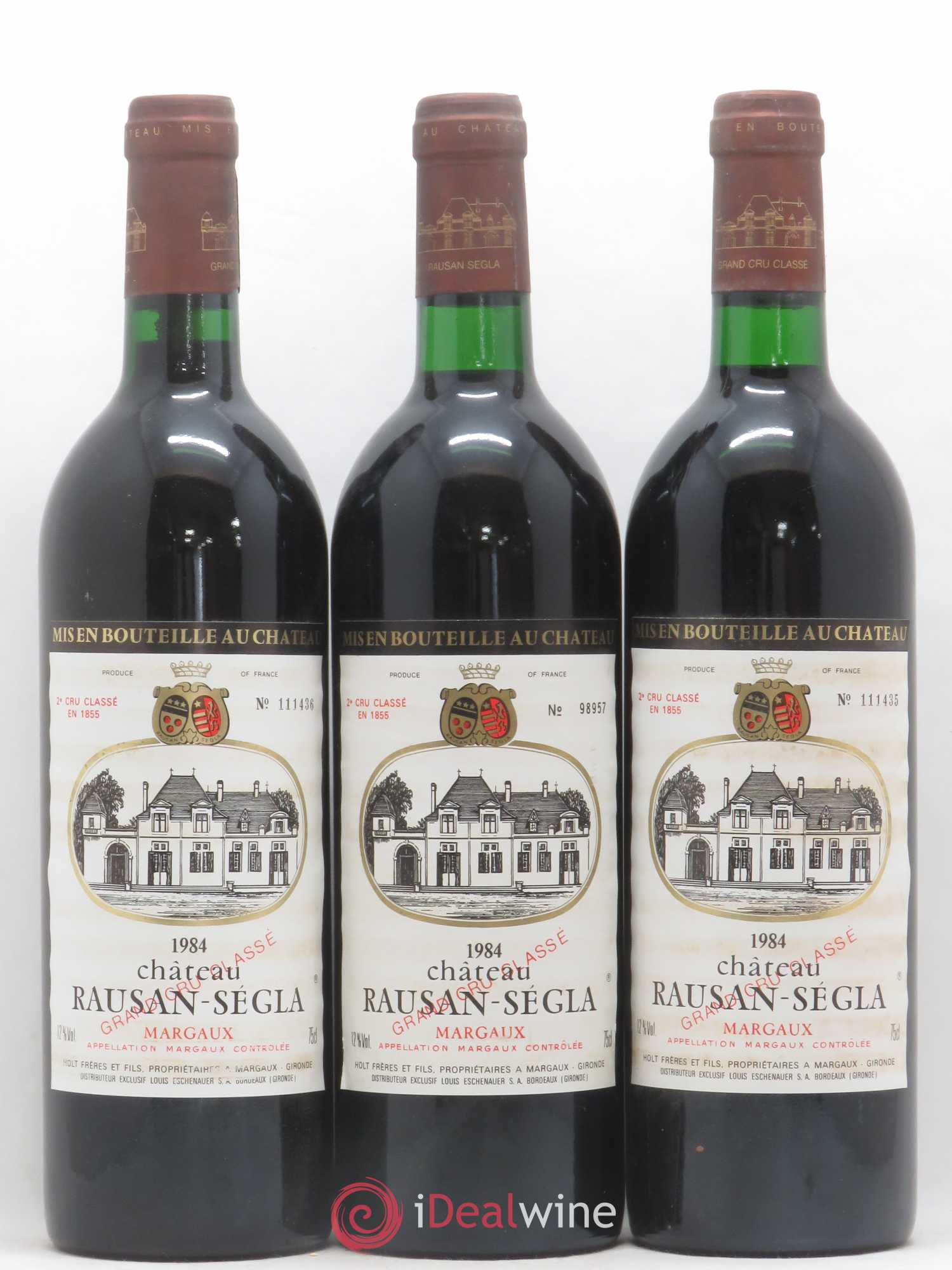 Château Rauzan Ségla Grand Cru Classé 1984 - Lot de 12 bouteilles - 3