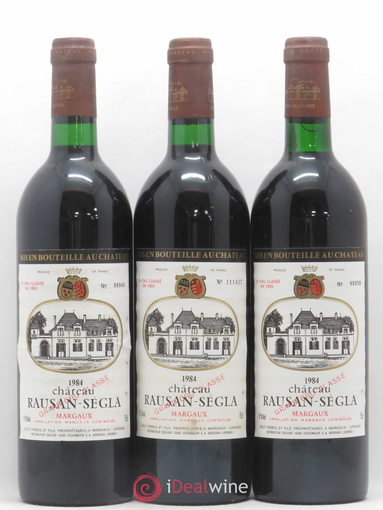 Château Rauzan Ségla Grand Cru Classé 1984 - Lot de 12 bouteilles - 4