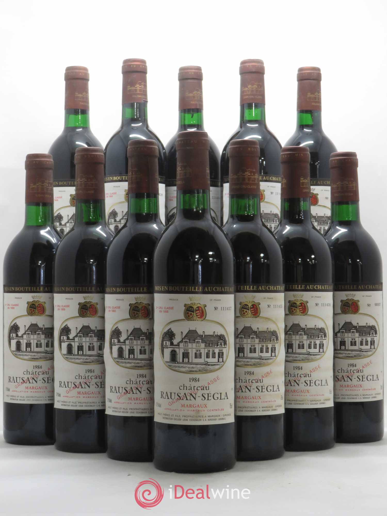 Château Rauzan Ségla Grand Cru Classé 1984 - Lot de 12 bouteilles - 0